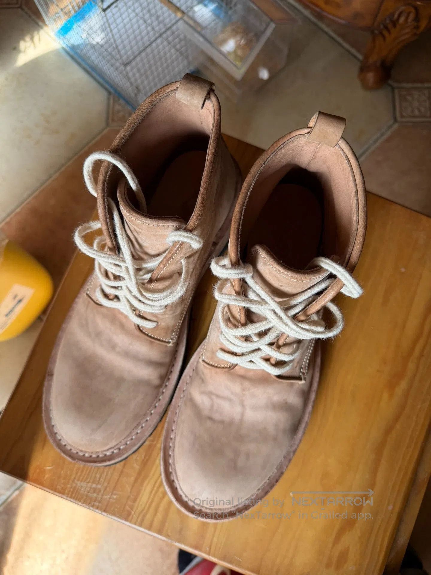 Other Retro Italian Leather Thick Sole Martin Boots. Size US 8 / EU 41 - 2 Thumbnail