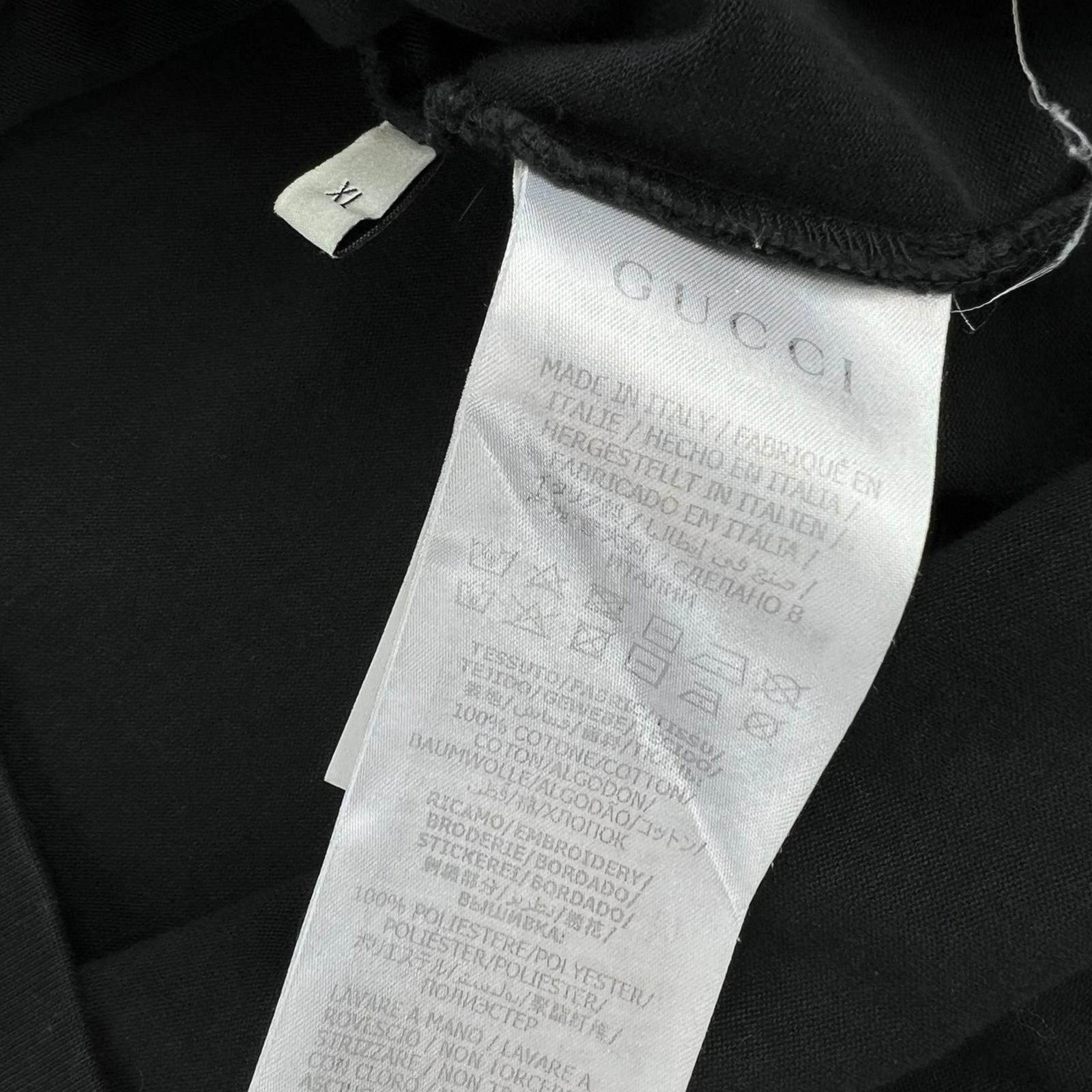 Gucci Gucci Band Black T Shirt Size US XL / EU 56 / 4 - 6 Thumbnail