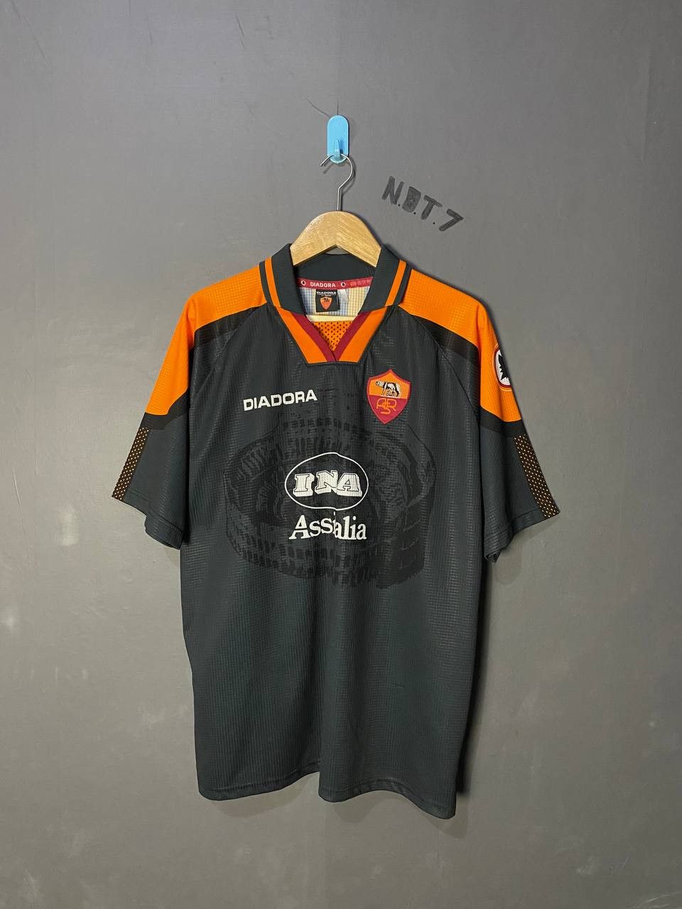Diadora Roma 99/00 third away shirt #8 Nakata | Grailed