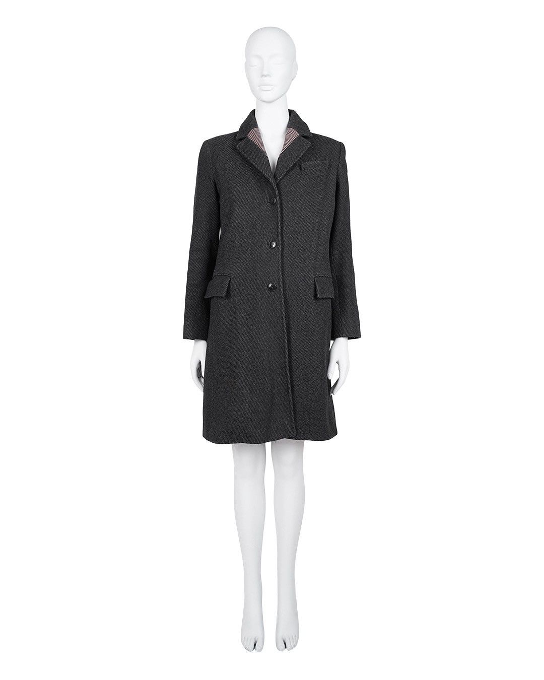 Miu Miu Miu Miu F/W2000 Striped Coat Size M / US 6-8 / IT 42-44 - 3 Thumbnail