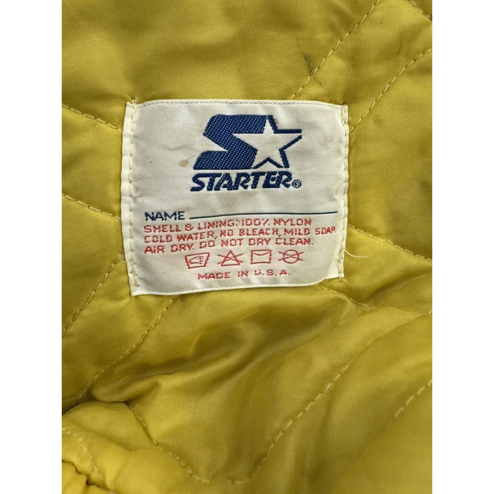 Starter Vintage STARTER Iowa Hawkeyes Satin Puff Jacket 80's Men's M Size US M / EU 48-50 / 2 - 3 Thumbnail