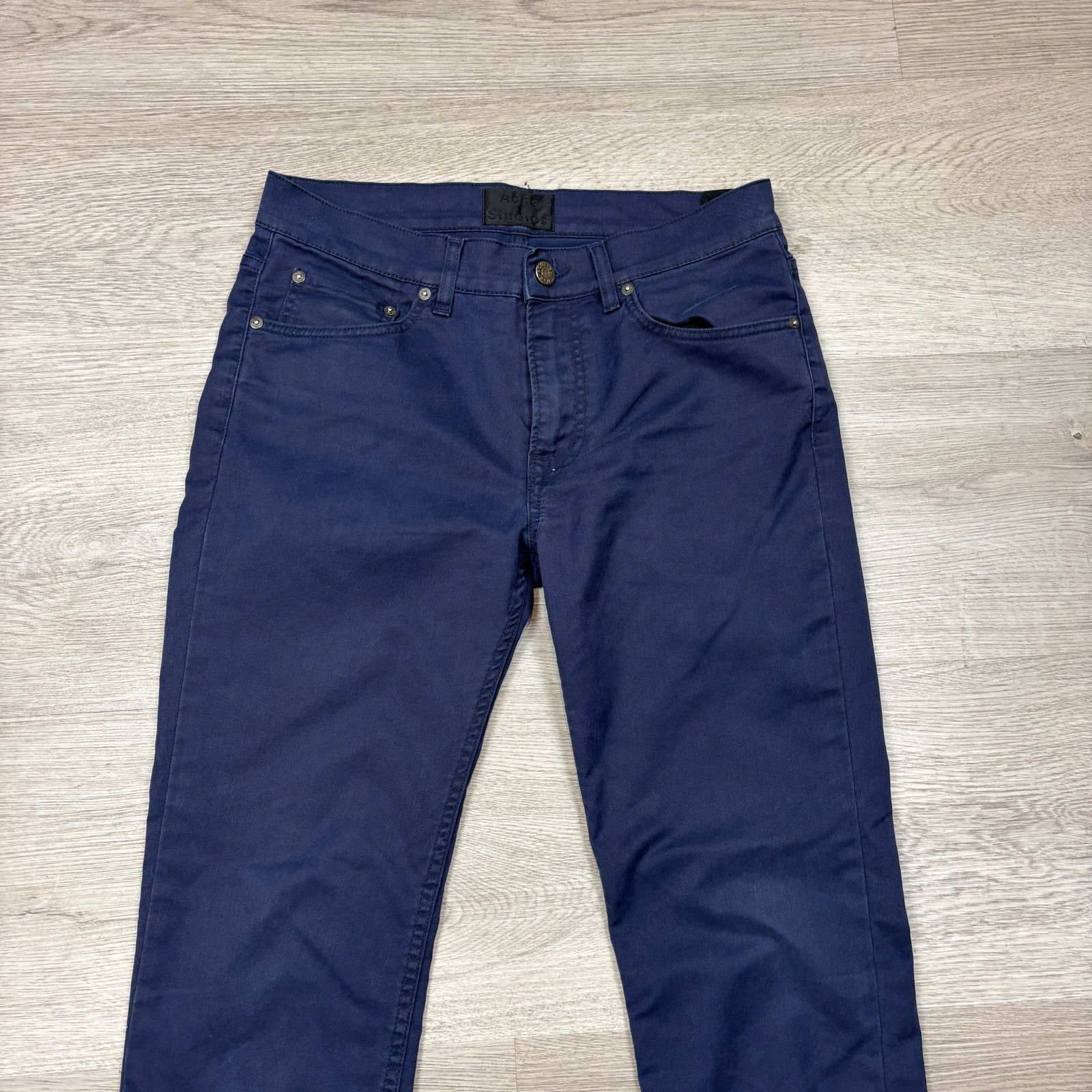 Acne Studios Acne Studios Ace UPS Navy Jeans Cotton Stretch Men's 31x28 Size US 31 - 2 Thumbnail