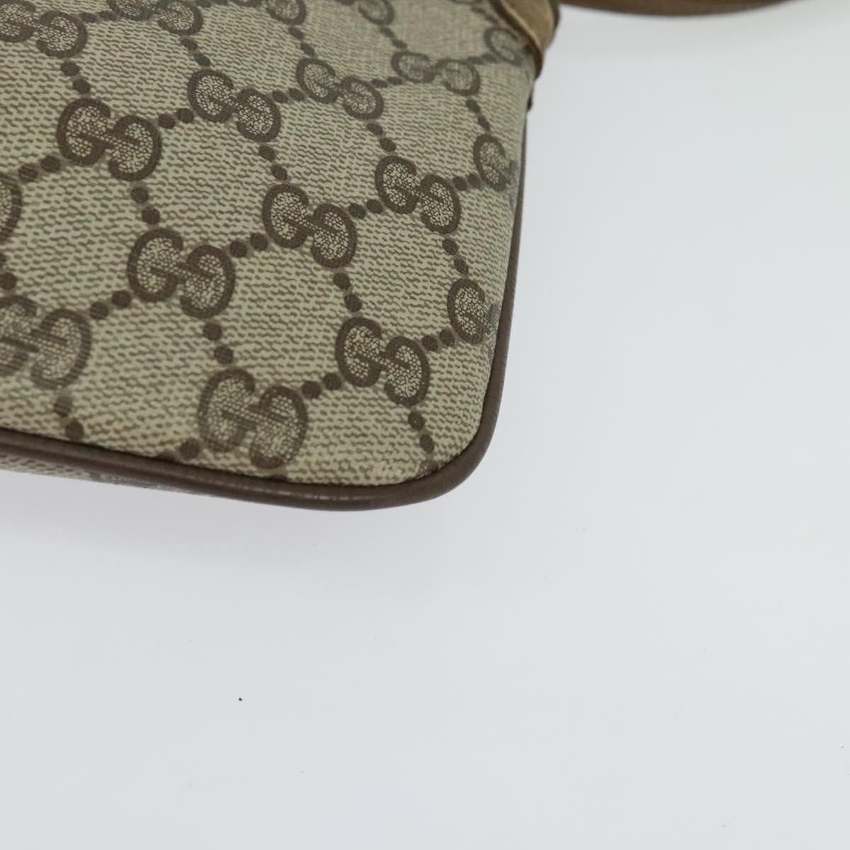 Gucci GUCCI GG Supreme Web Sherry Line Shoulder Bag Pvc Beige 98 Size ONE SIZE - 11 Thumbnail