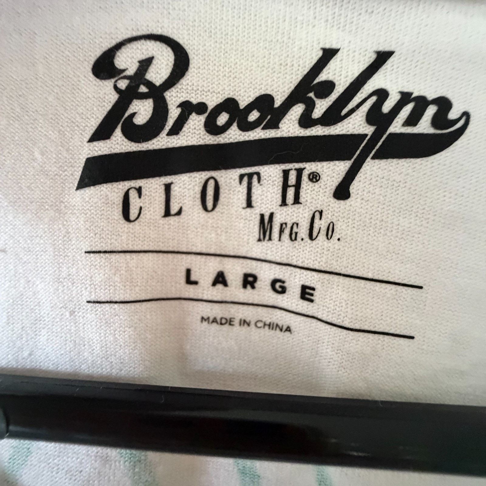 Brooklyn Cloth Brooklyn Cloth Cotton Graphic Long Sleeve Tee L White Size US L / EU 52-54 / 3 - 7 Thumbnail