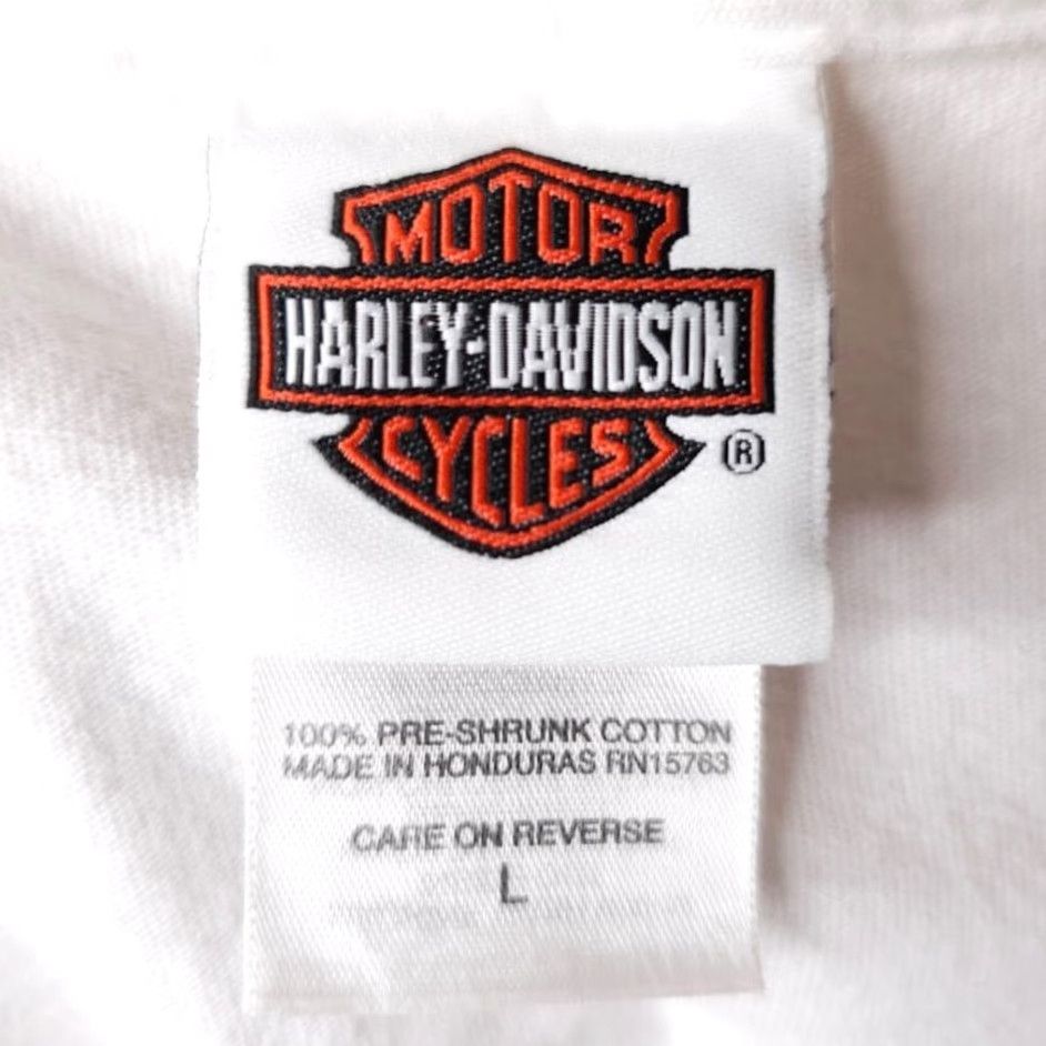 Harley Davidson Harley-Davidson T Shirt Mens Large White Flaming Gorge Rock Springs Wyoming Shirt Mens Large White Harley-Davidson Size US L / EU 52-54 / 3 - 7 Thumbnail