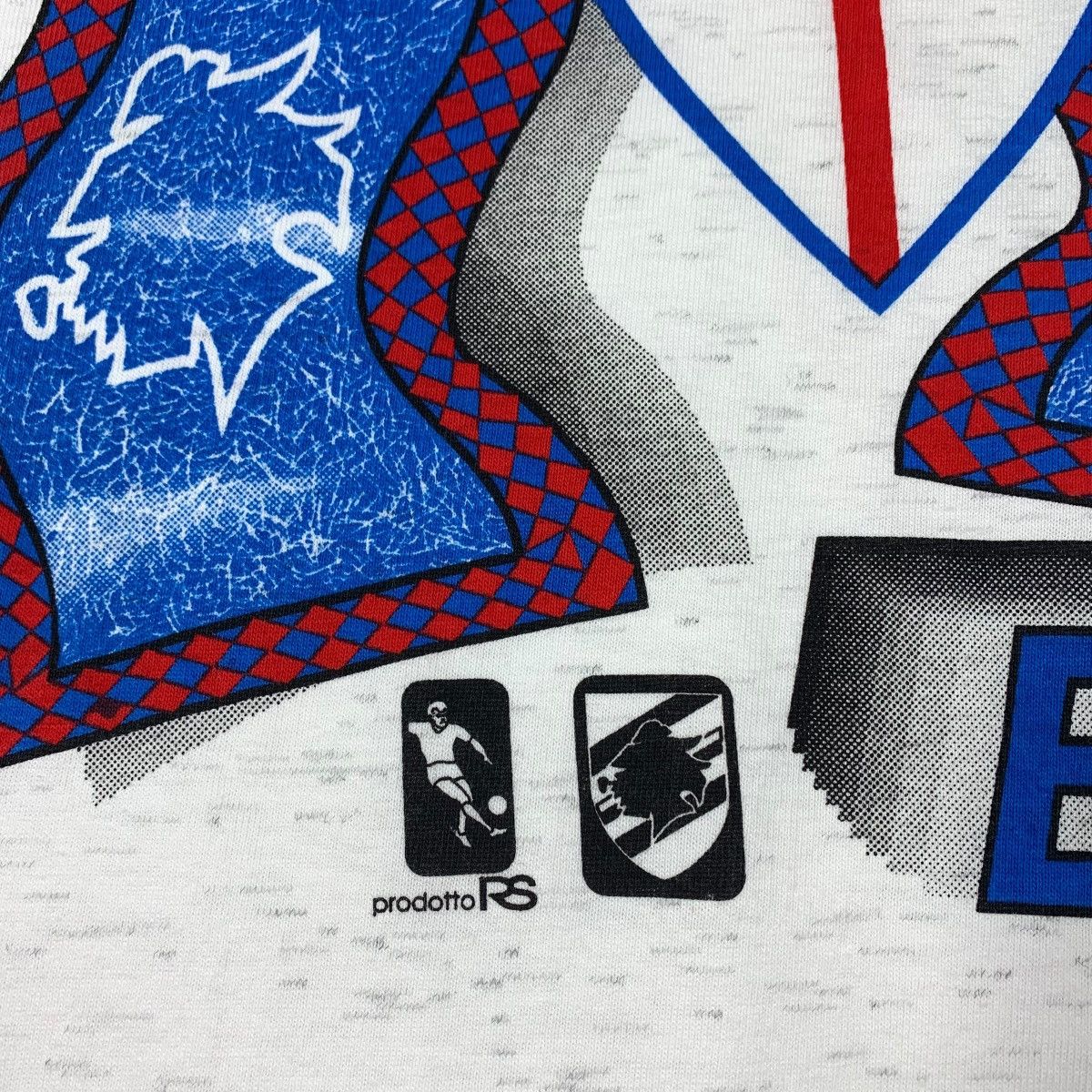 Vintage Vintage 90s SAMPDORIA ERG italian club football tee Size US M / EU 48-50 / 2 - 9 Thumbnail