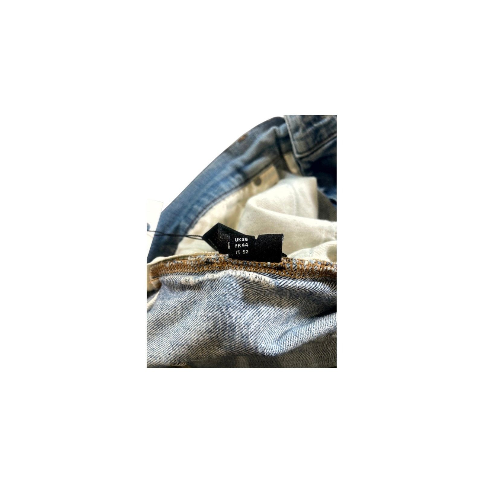 Amiri Amiri Ripped Thrasher Light Wash Jeans Size US 36 / EU 52 - 7 Thumbnail