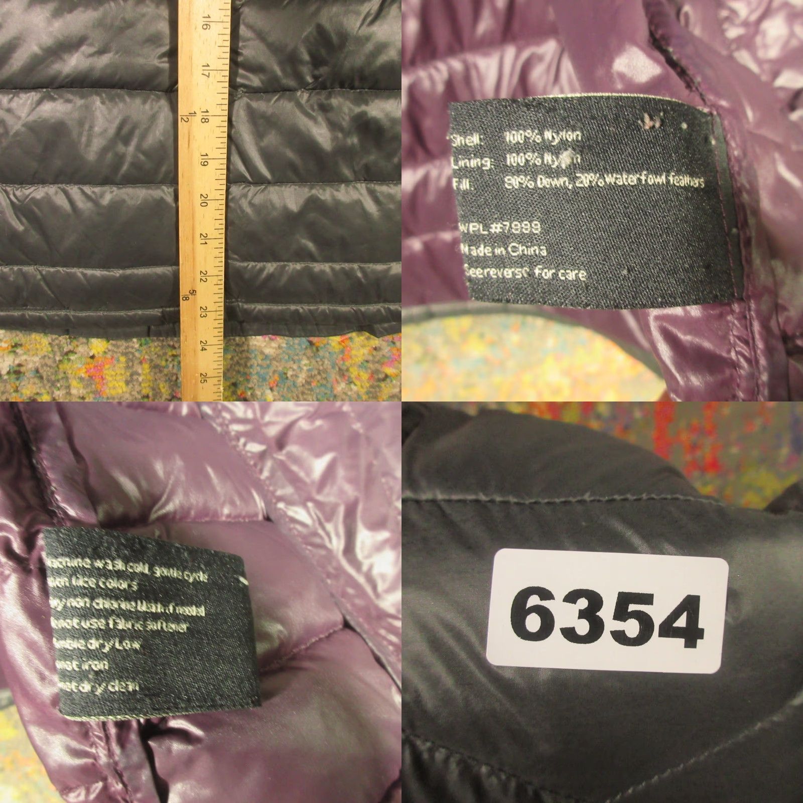 Miss Sixty Miss Sixty Down Puffer Jacket Womens L Shiny Charcoal Hooded Packable Coat Size L / US 10 / IT 46 - 8 Thumbnail