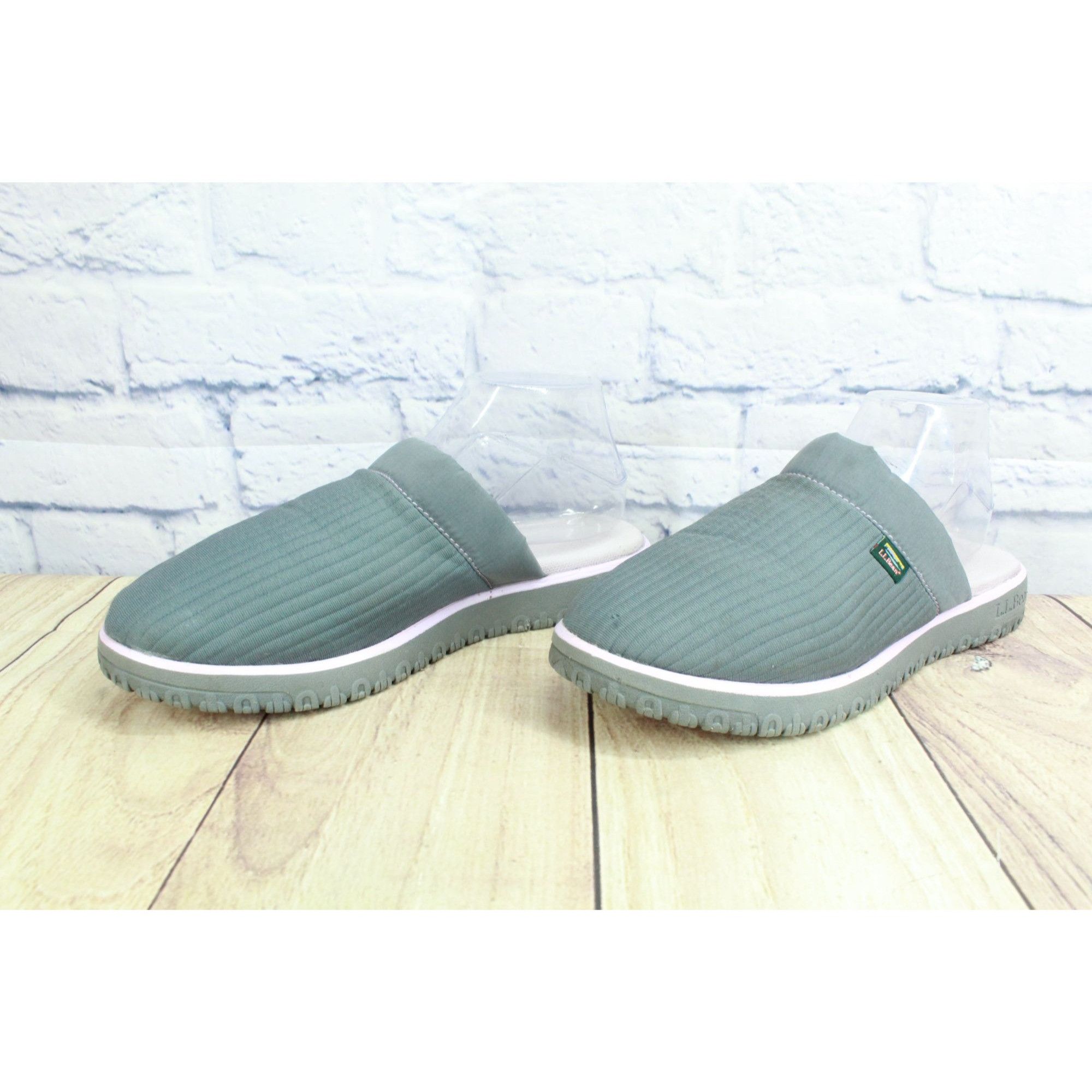 L.L. Bean LL Bean Women's Airlight Gray Nylon Slip On Soft Cozy Indoor Size US 9 / IT 39 - 2 Thumbnail