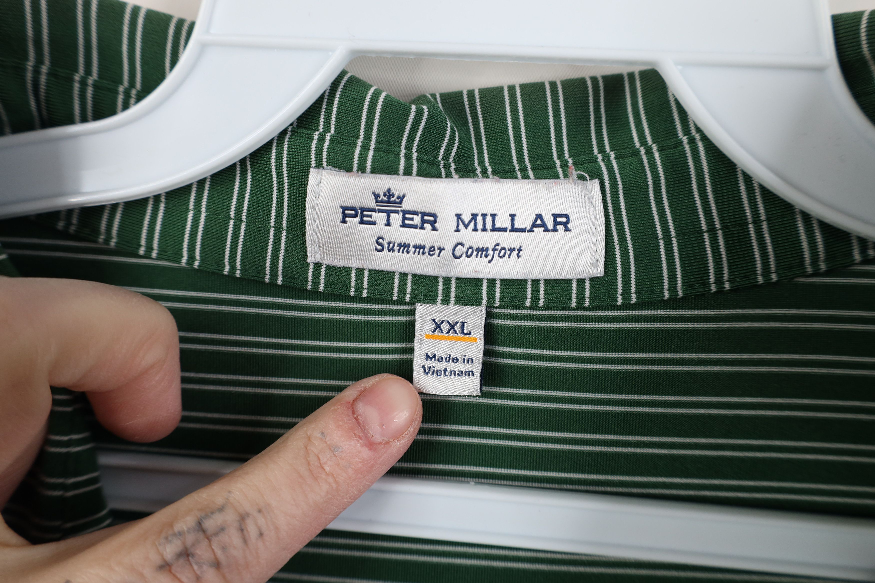Peter Millar Peter Millar Summer Comfort Knit Golf Polo Shirt Green Size US XXL / EU 58 / 5 - 5 Thumbnail