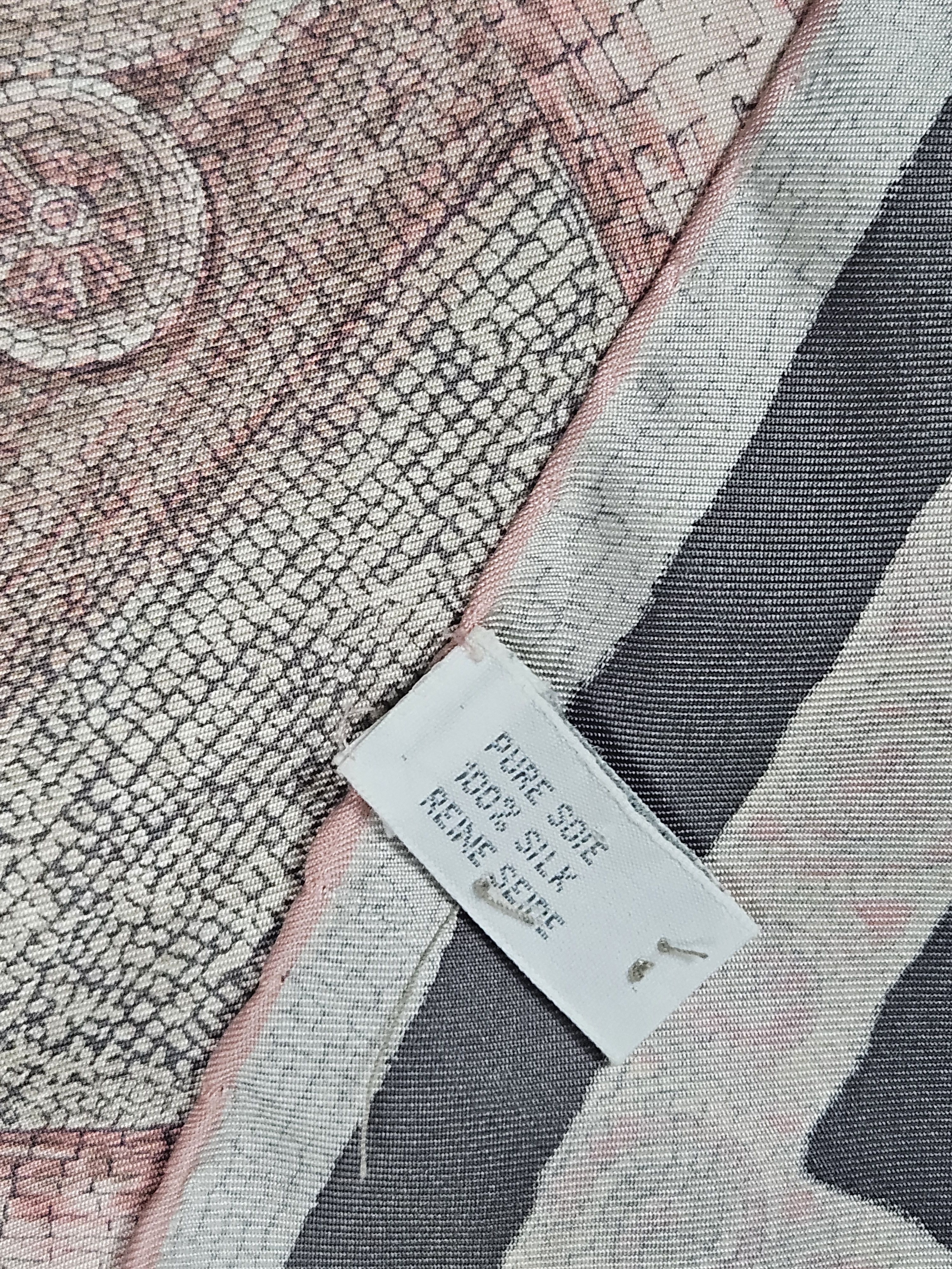 Christian Dior Monsieur Christian Dior Silk Scarf Size ONE SIZE - 4 Thumbnail