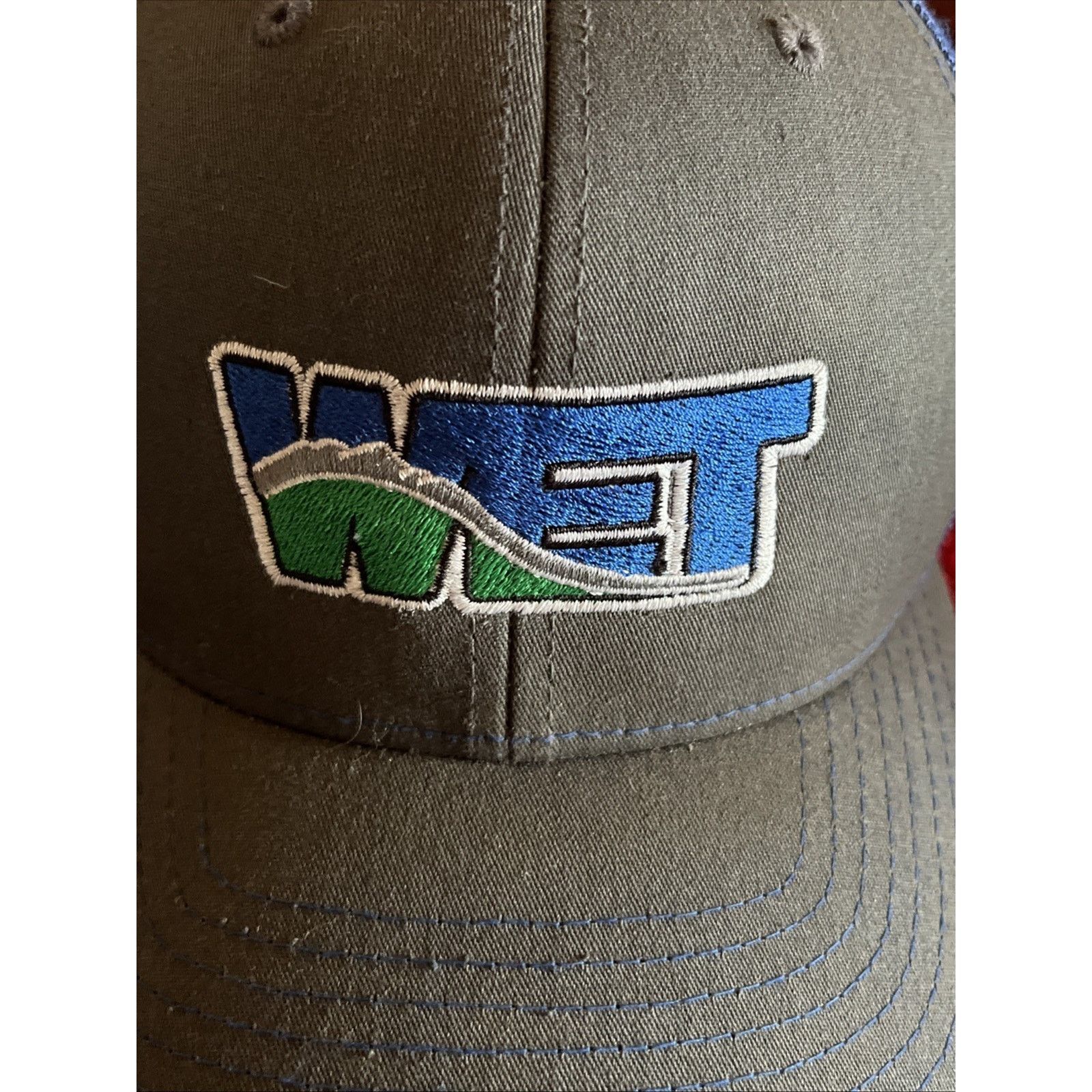 Richardson Richardson Gray “Wet” Baseball Cap Cotton Polyester Hat Size ONE SIZE - 2 Thumbnail