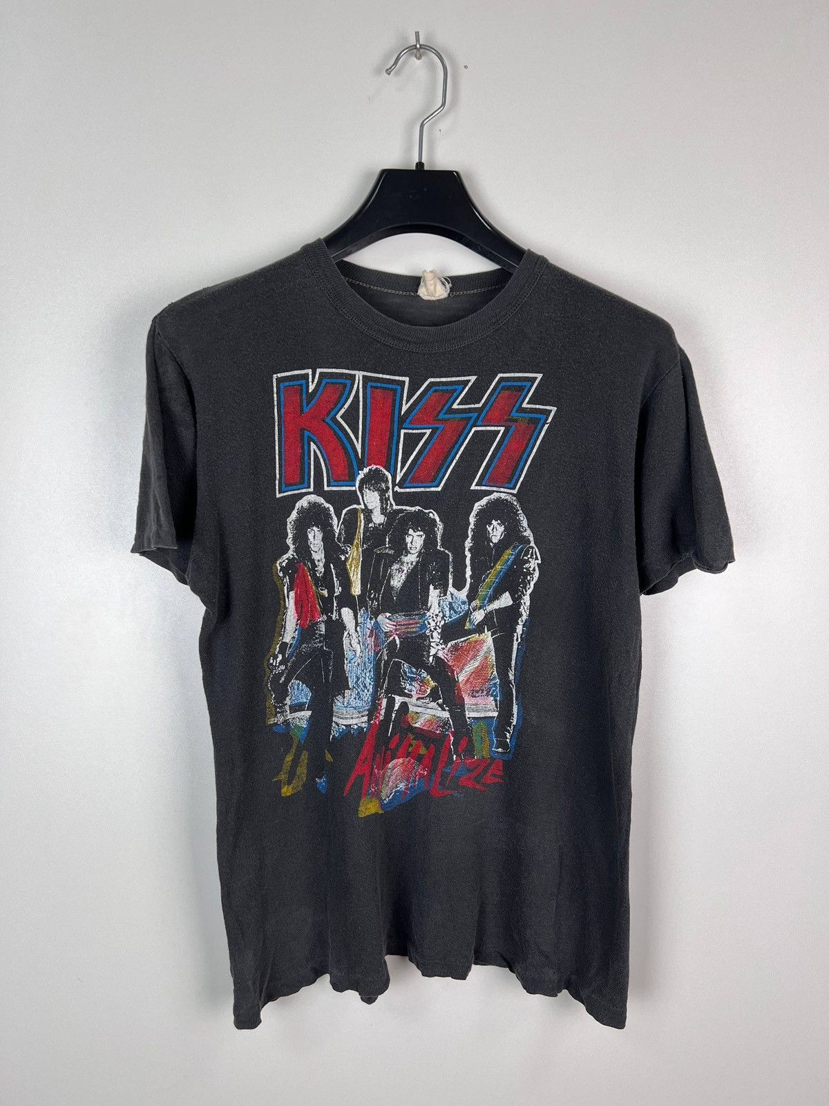 KISS Kiss Animalize 80s vintage band t-shirts size S Size US S / EU 44-46 / 1 - 1 Thumbnail