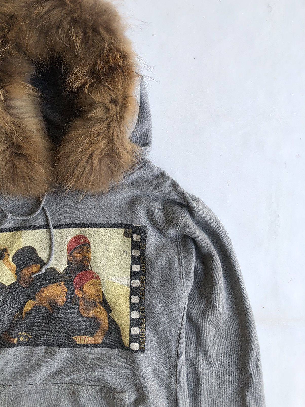If Six Was Nine × Japanese Brand × Le Grande Bleu (L.G.B.) Japanese Fur Hoodie Fred Dust Limp bizkit Nu Metal Band Size US M / EU 48-50 / 2 - 3 Thumbnail