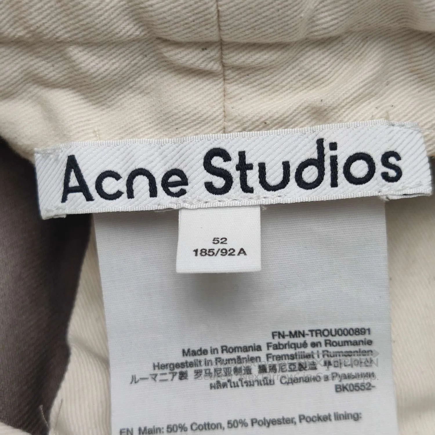 Acne Studios Acne Studios Cotton Contrast Stripe Collar Shirt S/46. Size US 36 / EU 52 - 5 Thumbnail