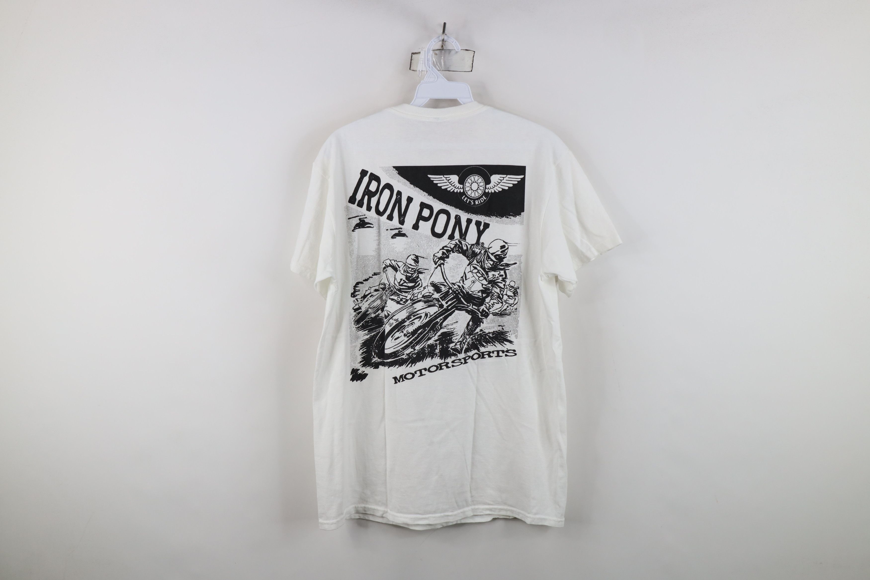Vintage Vintage Streetwear Iron Pony Motorsports Racing T-Shirt Size US M / EU 48-50 / 2 - 9 Thumbnail