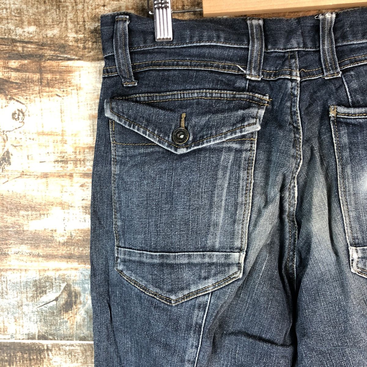Japanese Brand Japanese Brand Blue utility worker Multipocket Pants #A2164 Size US 33 - 21 Thumbnail