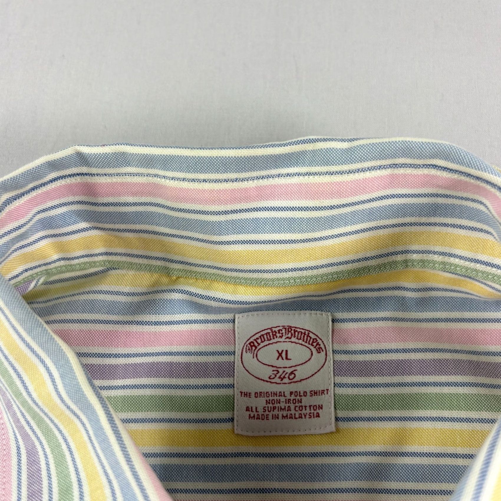 Brooks Brothers VINTAGE Brooks Brothers Shirt Mens XL Striped Button-Up Long Sleeve Formal Casual Size 46R - 6 Thumbnail