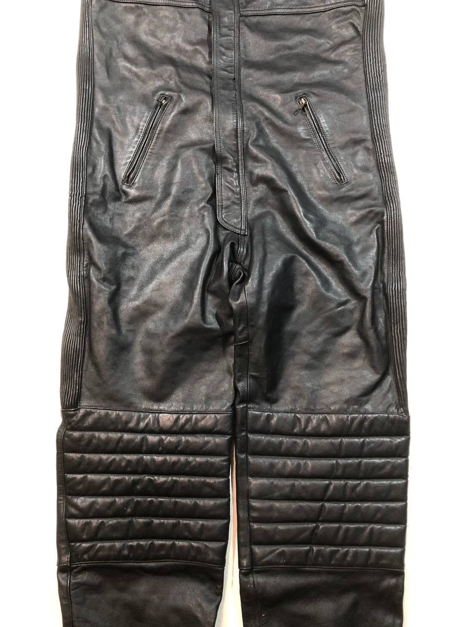 Genuine Leather × Vintage Krawehl Leder Overall Racing Biker Leather Vintage Size US 38 / EU 54 - 10 Thumbnail
