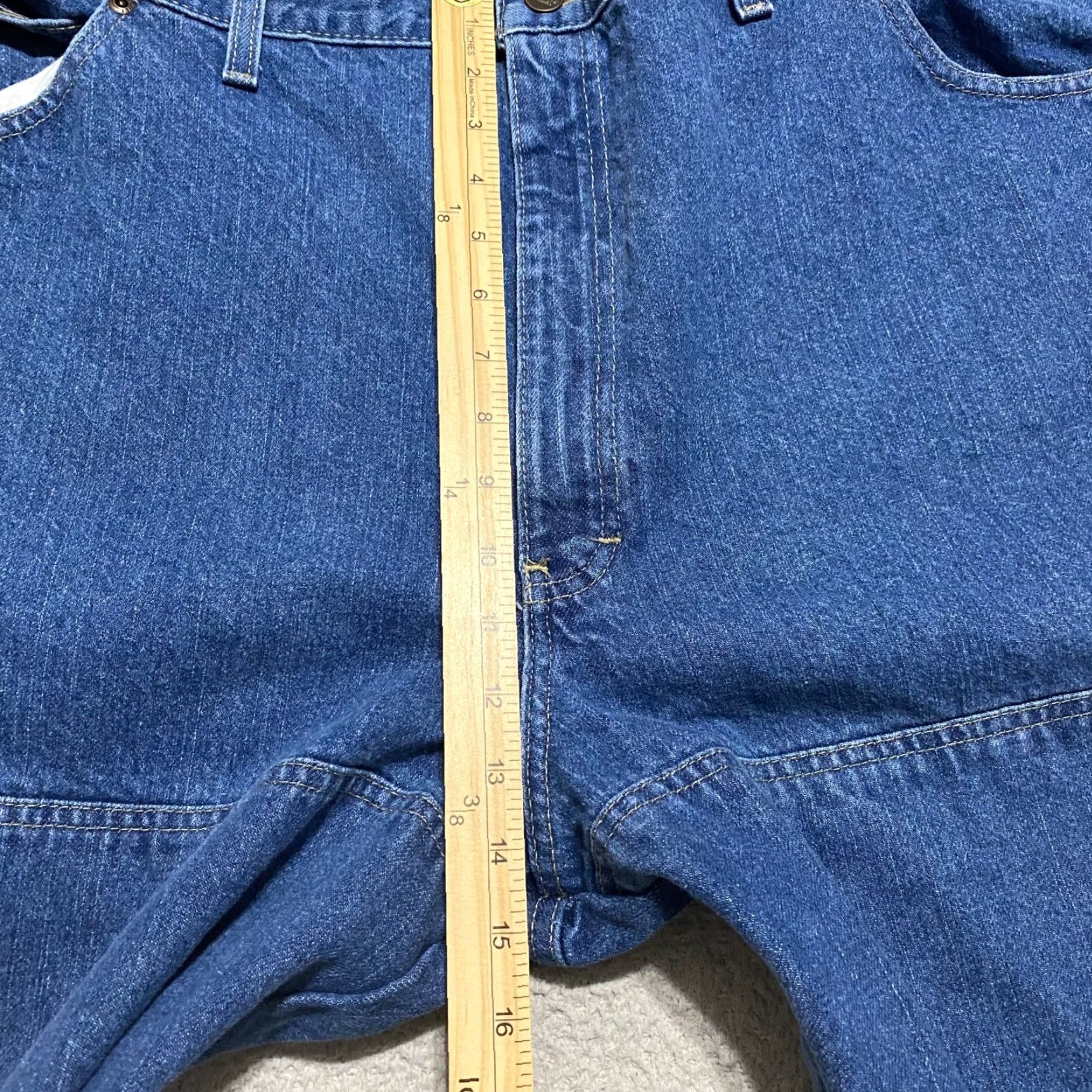 Dickies Dickies Jeans 44x30 Blue Denim Medium Wash High Rise Regular Fit 5-Pocket Men's Pants Size US 44 / EU 60 - 7 Thumbnail