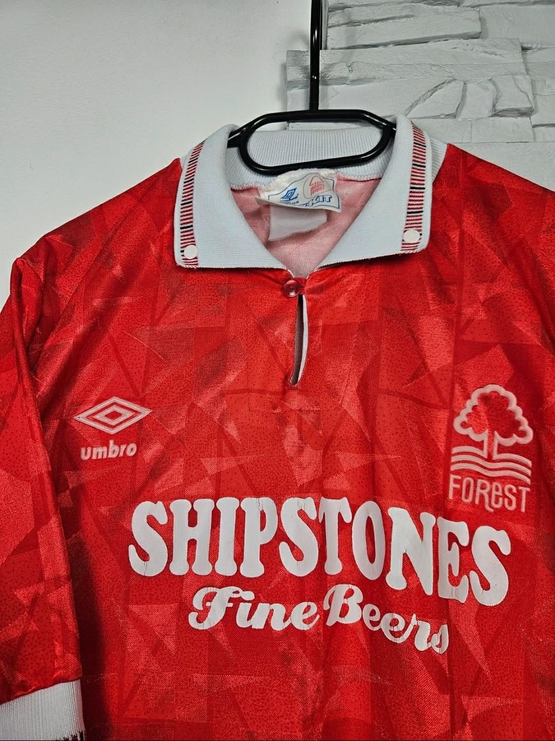 Umbro Nottingham Forest 1990/1992 home shirt kit football soccer Size US L / EU 52-54 / 3 - 3 Thumbnail