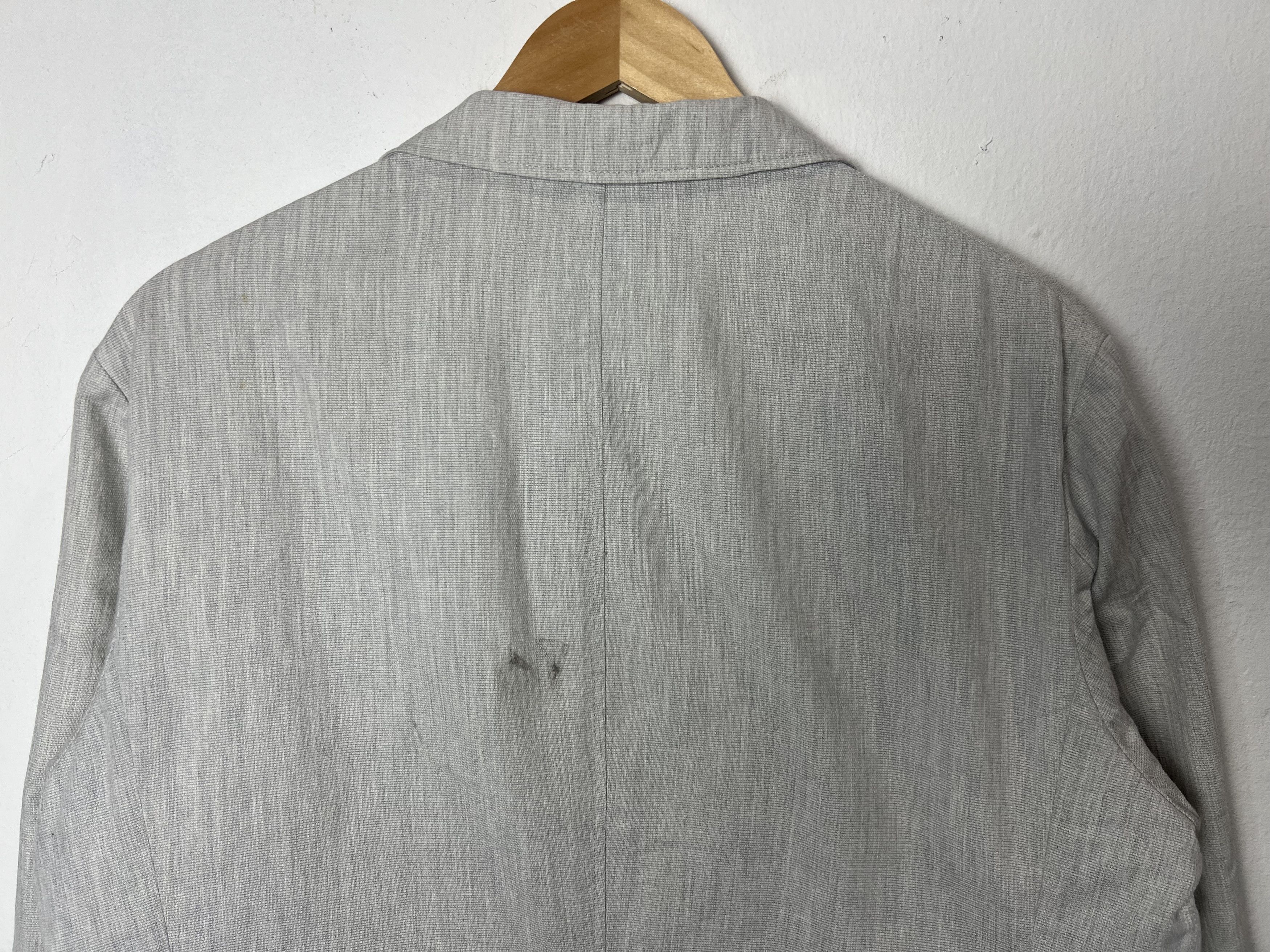 Japanese Brand Vintage Crocodile Light Grey Blazer Size US L / EU 52-54 / 3 - 6 Thumbnail