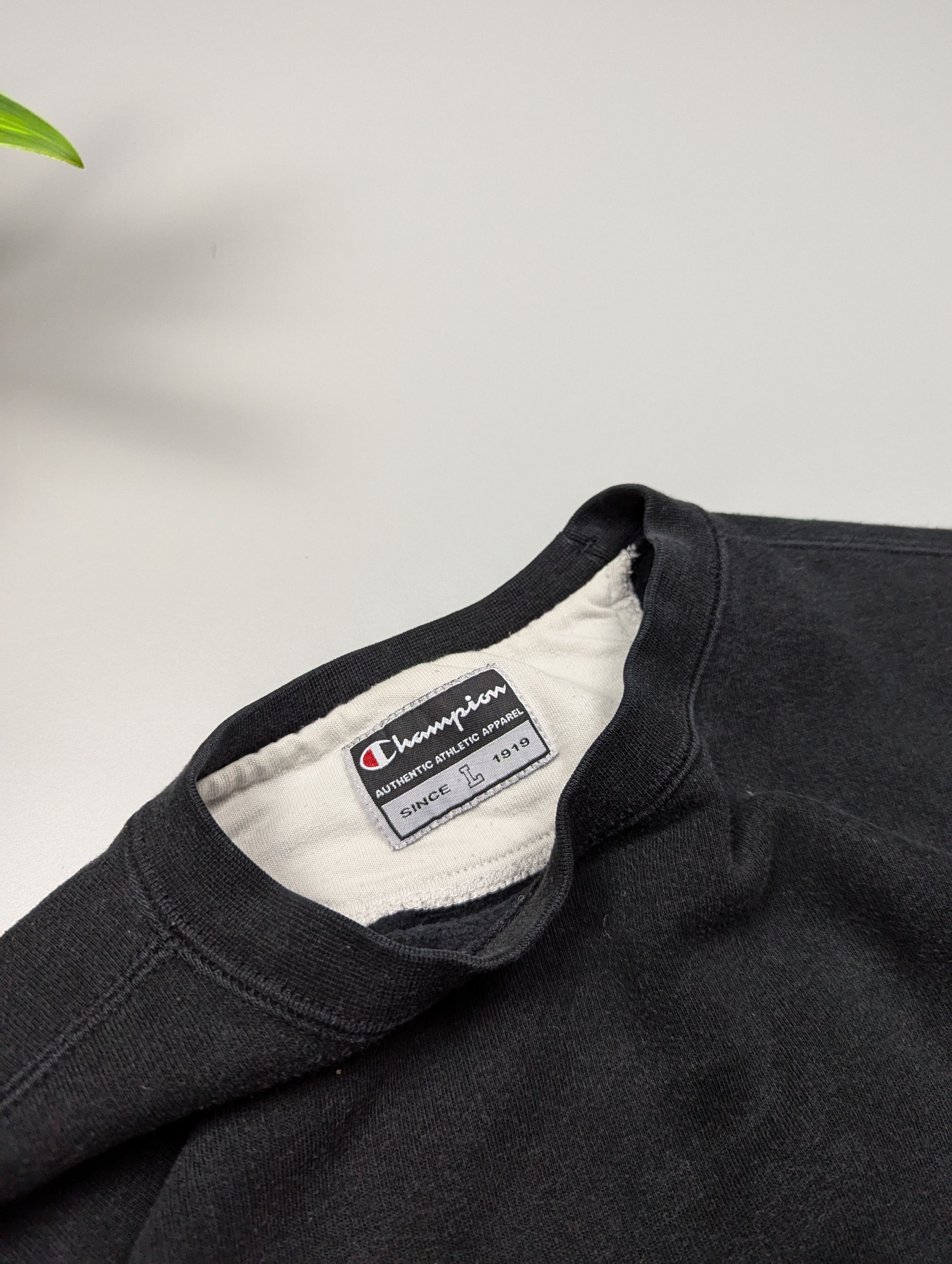 Champion CHAMPION Vintage 90s Men's Black Loose Fit Sweatshirt Size US L / EU 52-54 / 3 - 5 Thumbnail