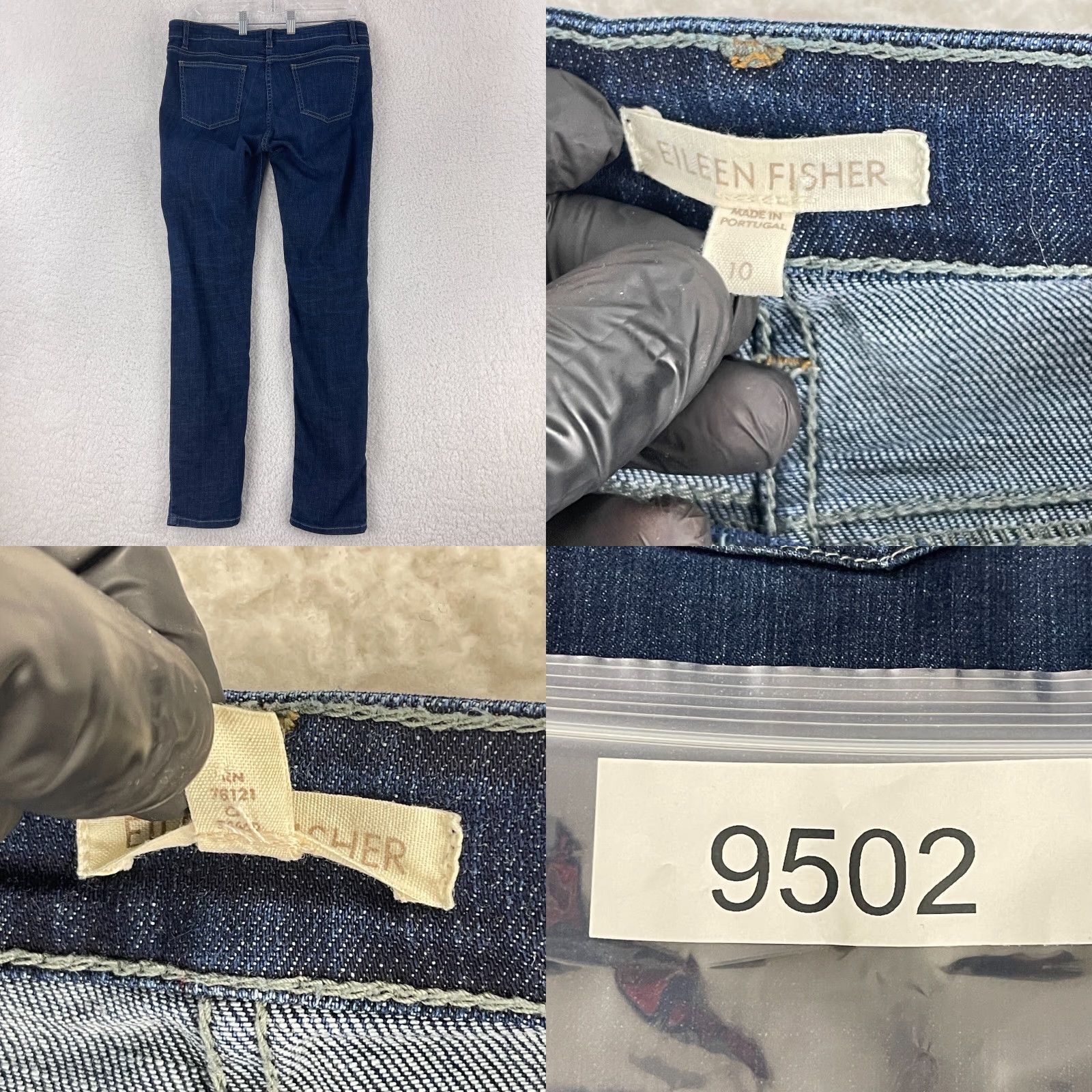 Eileen Fisher Eileen Fisher Jeans Skinny Leg Womens Size 10 Blue Denim Mid-Rise Casual Jeans Size 32" / US 10 / IT 46 - 9 Thumbnail