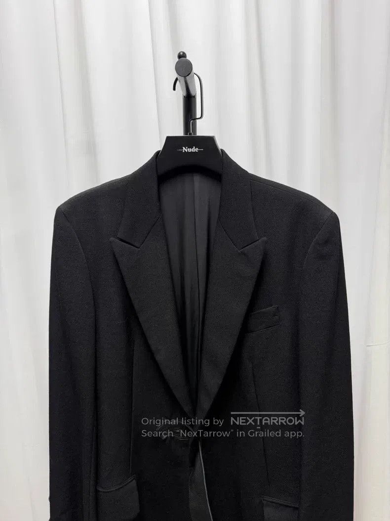 Yohji Yamamoto YOHJI YAMAMOTO Long leather wool coat Size US XL / EU 56 / 4 - 2 Thumbnail