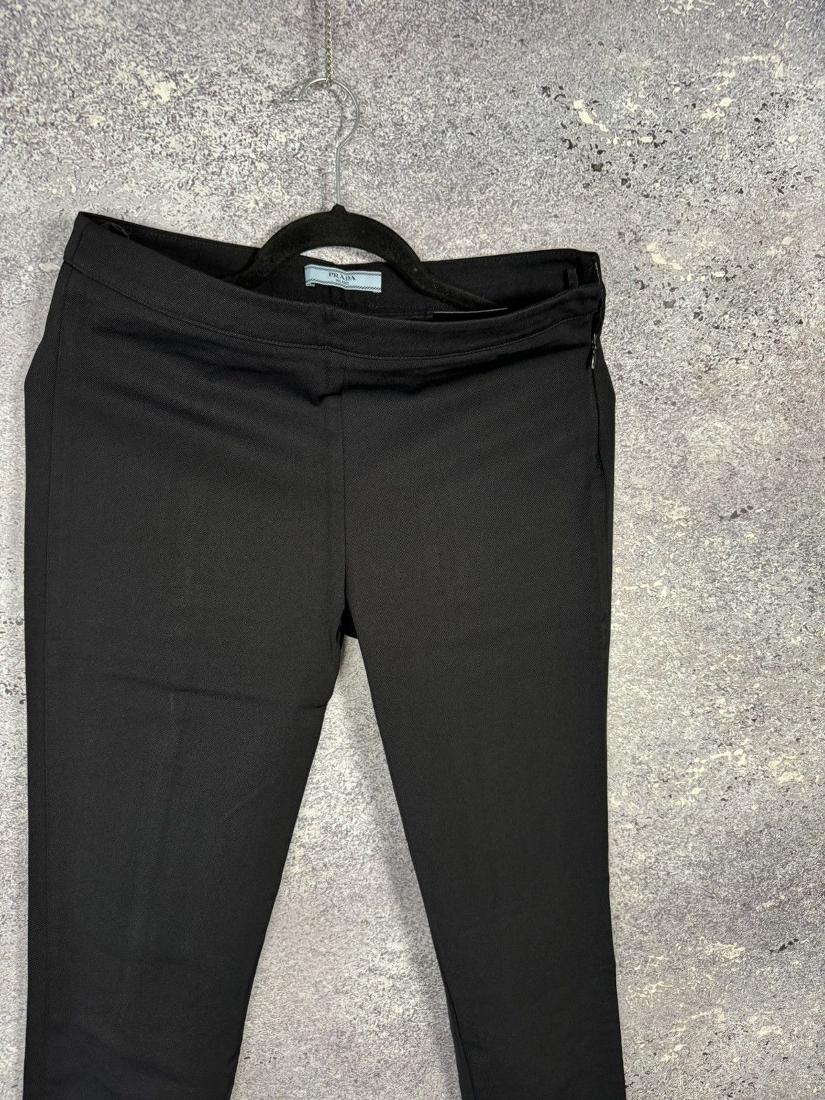 Designer × Prada × Vintage Prada leggings woman y2k luxury black oldmoney Size 28" / US 6 / IT 42 - 3 Thumbnail