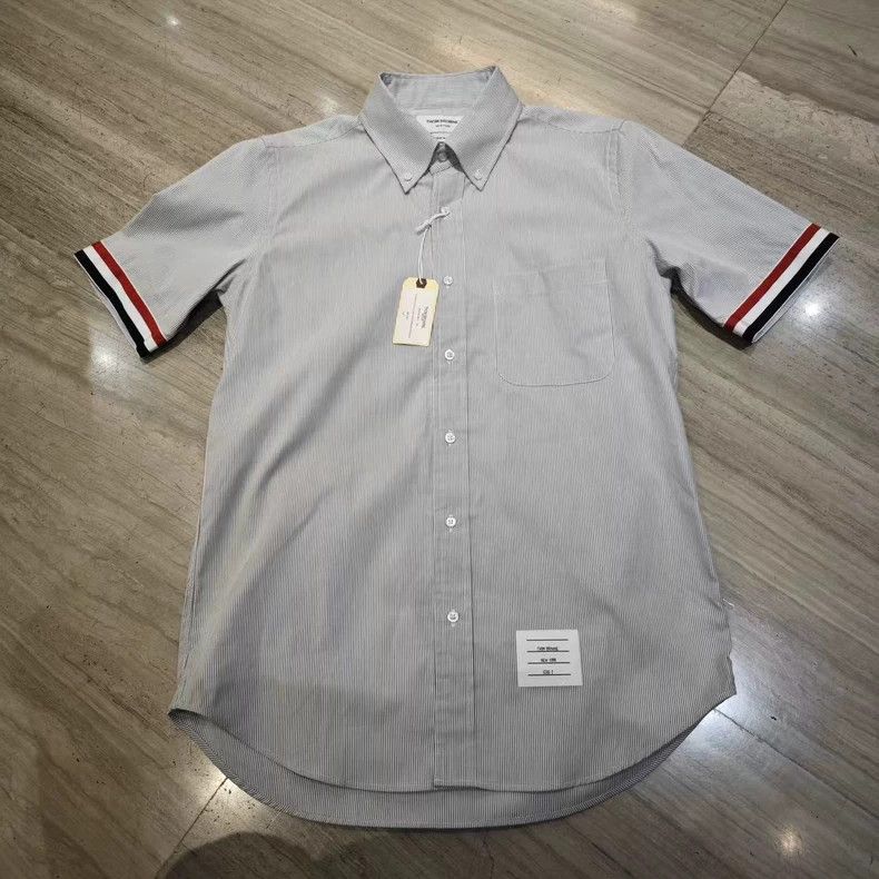 Thom Browne Thom Browne size2 short sleeve shirt Size US M / EU 48-50 / 2 - 1 Thumbnail