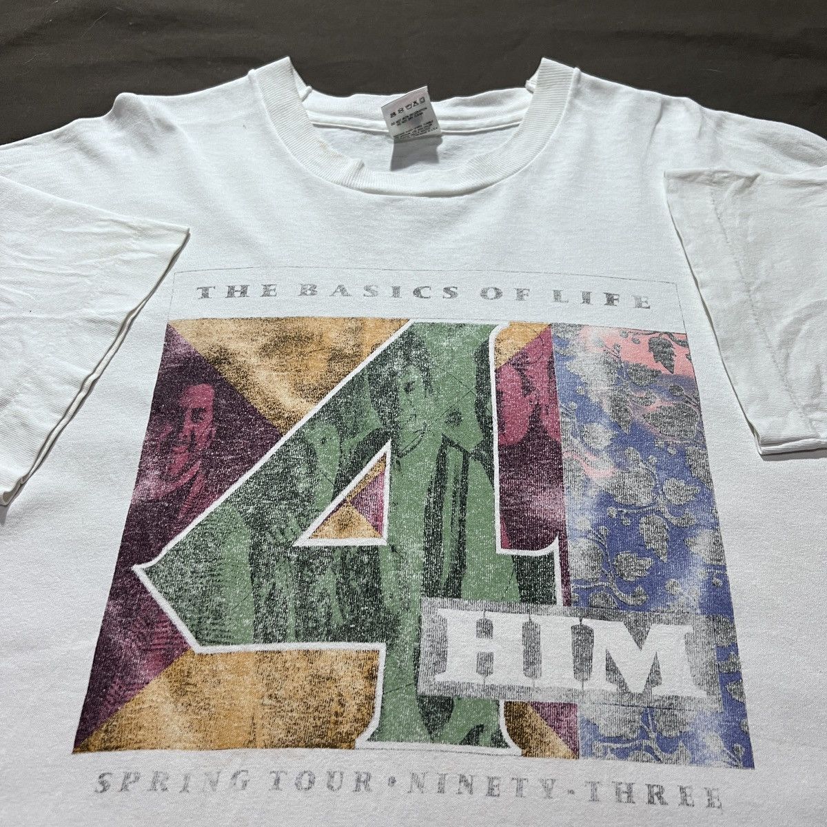 Vintage 90s 4Him band Jesus God Bible Holy Tee L