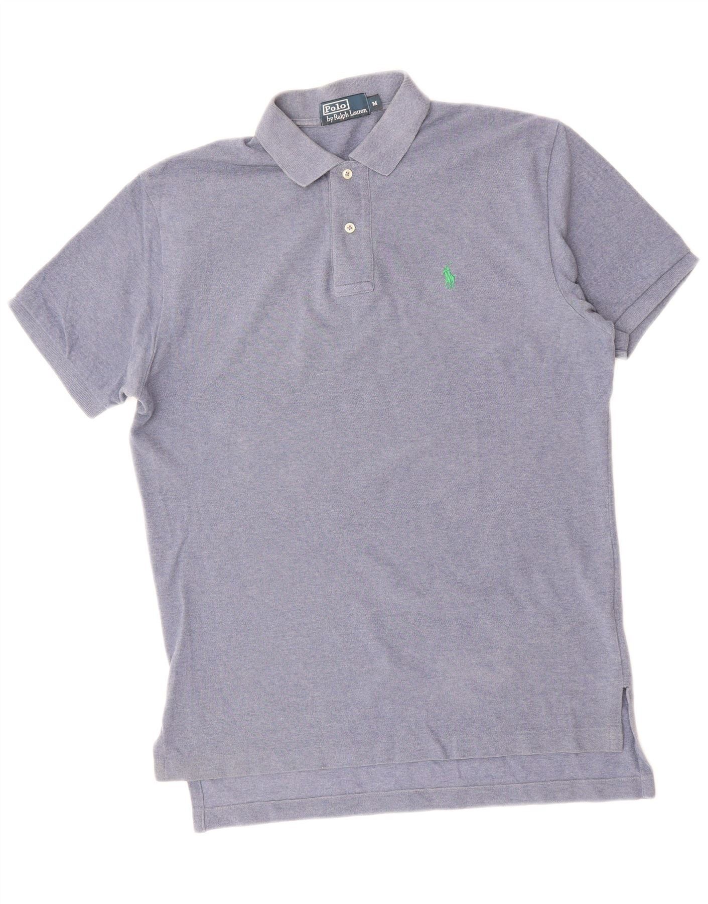 Polo Ralph Lauren Mens Polo Shirt Medium Blue Cotton Size US XL / EU 56 / 4 - 1 Thumbnail