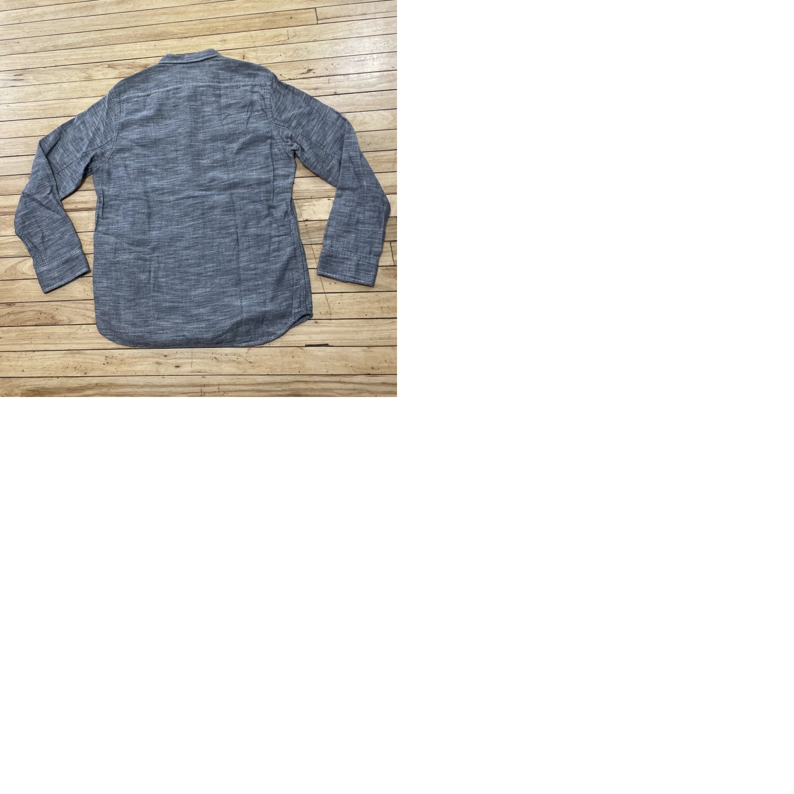 Grayers VINTAGE Grayers Heritage Flannel Shirt Mens Large Solid Gray Button Front Double Pockets Size US L / EU 52-54 / 3 - 12 Thumbnail