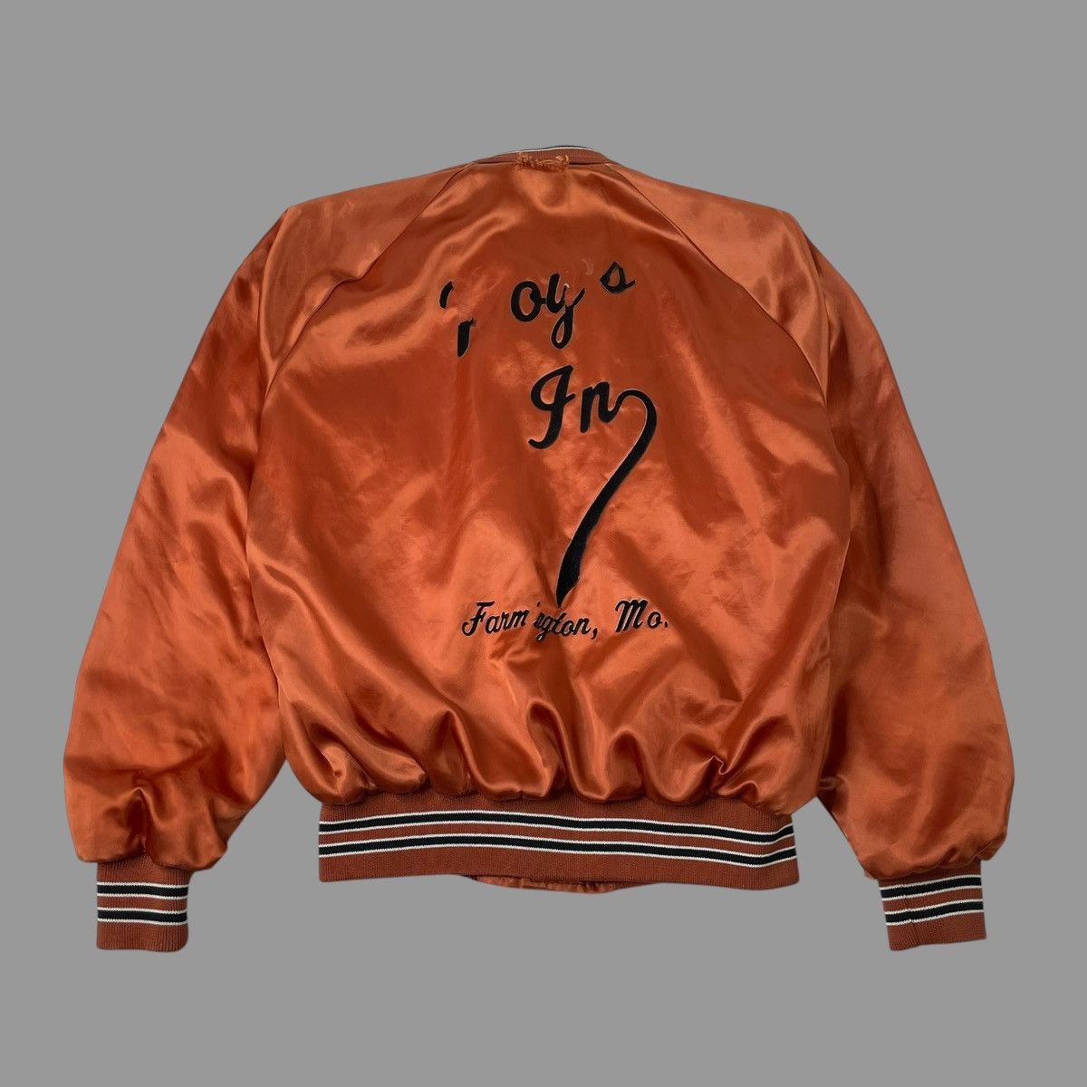 Vintage Vintage 1960s satin bomber jacket Size US M / EU 48-50 / 2 - 2 Thumbnail