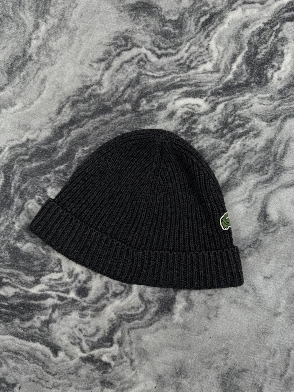 Lacoste Vintage lacoste Hat Beanie Wool Big Logo Size ONE SIZE - 5 Thumbnail