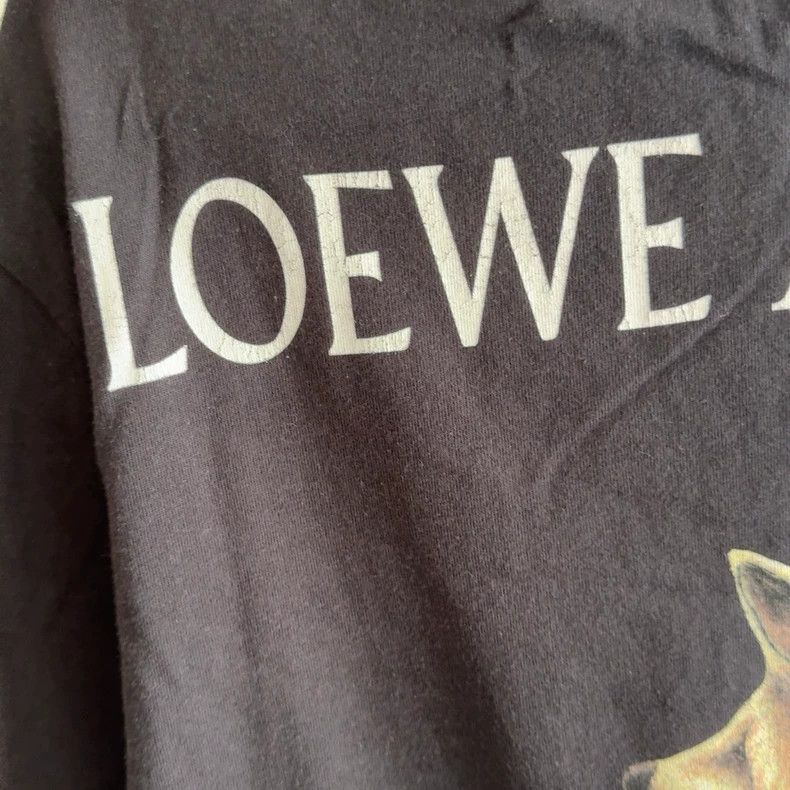 Loewe LOEWE Fox black T-shirt short sleeves Size XS / US 0-2 / IT 36-38 - 7 Thumbnail