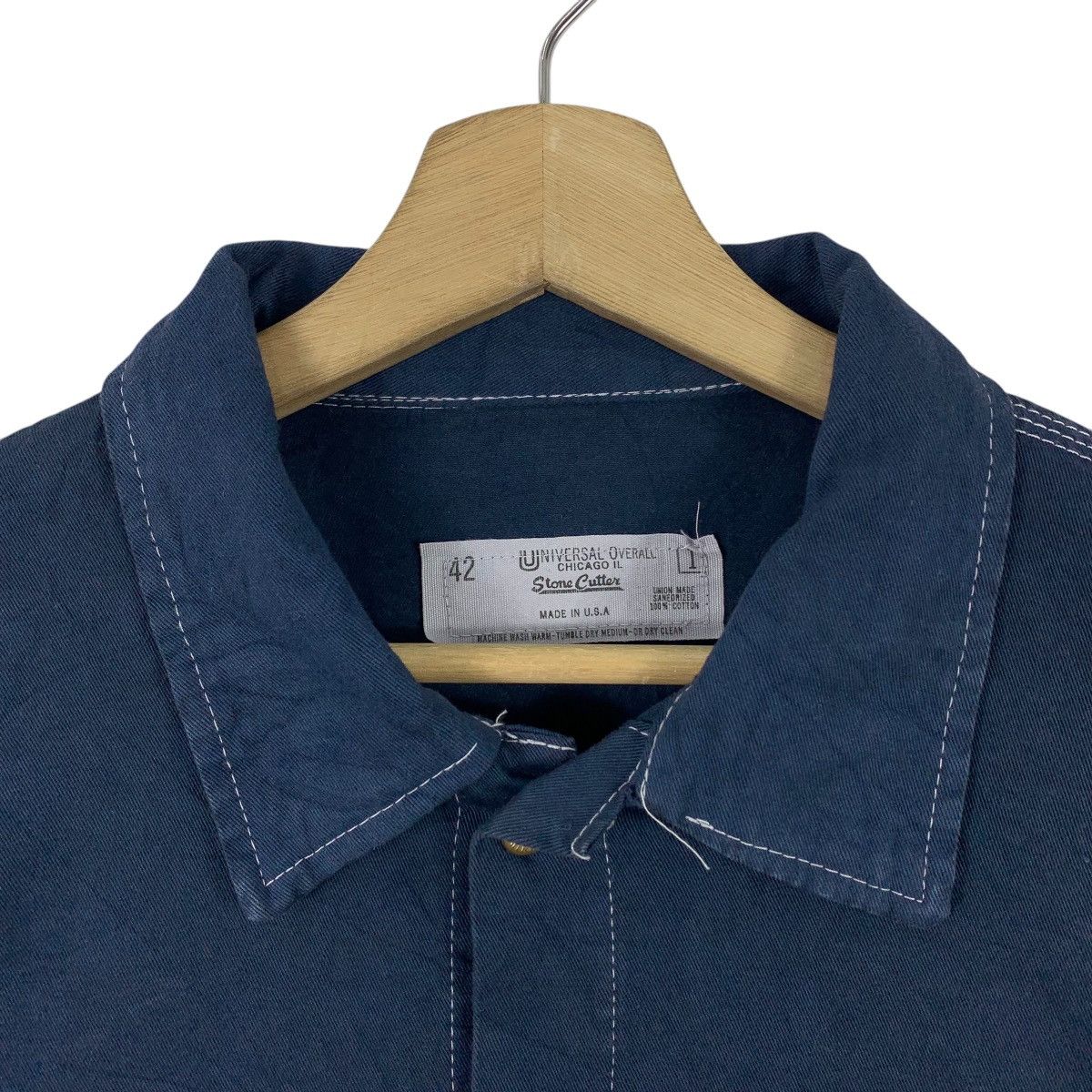 Japanese Brand × Vintage Vintage UNIVERSAL OVERALL chicago worker multi pocket jacket Size US L / EU 52-54 / 3 - 6 Thumbnail