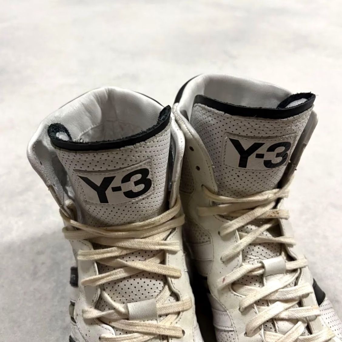 Y-3 Y-3 Sneaker Men 8.5US Collaboration Yohji Leather High Cut JPN Size US 9 / EU 42 - 6 Thumbnail