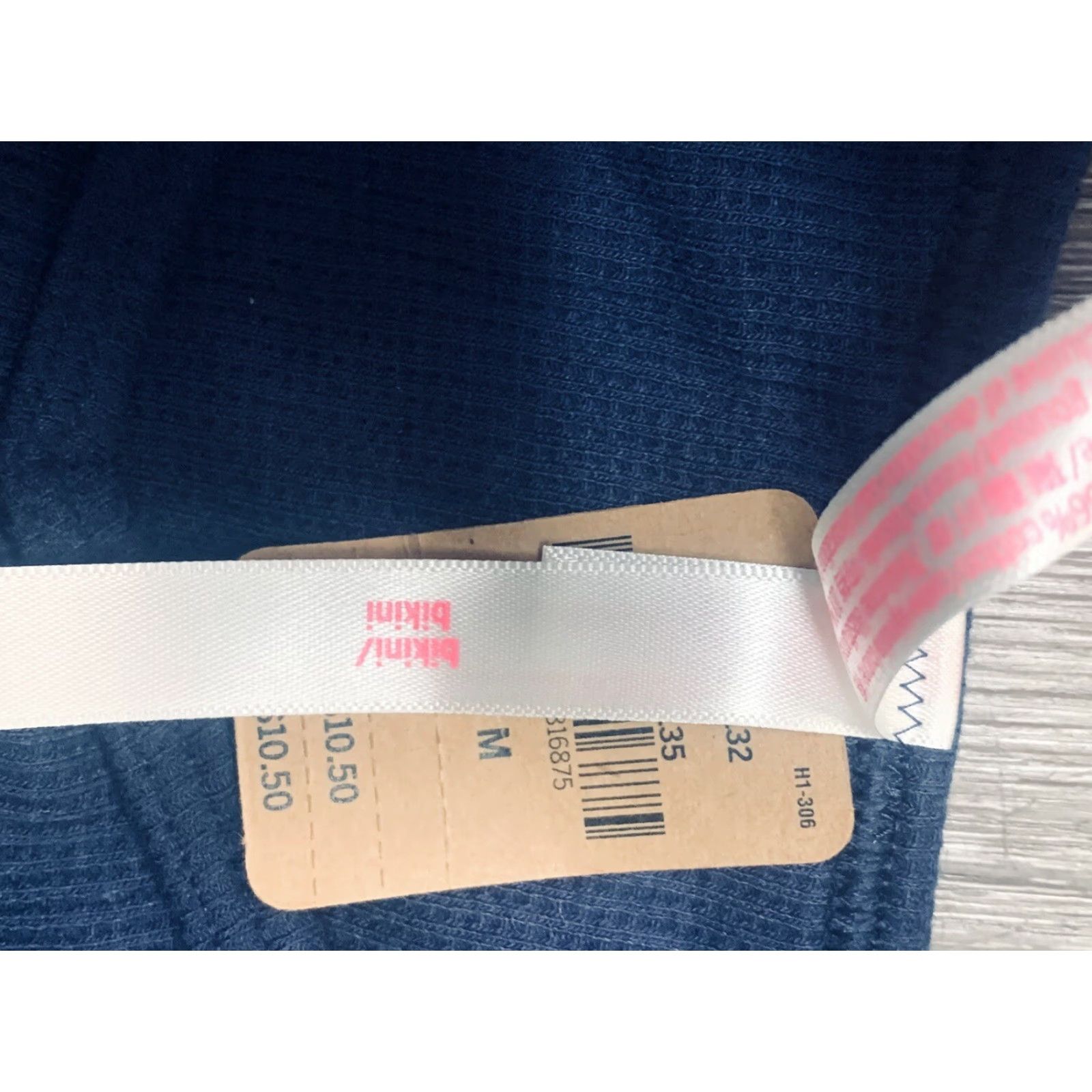 Victoria's Secret Victoria's Secret Pink Blue Ribbed Bikini Panties Lingerie Medium Blue Women Panties Bikini Nwt Size 32" / US 10 / IT 46 - 5 Thumbnail