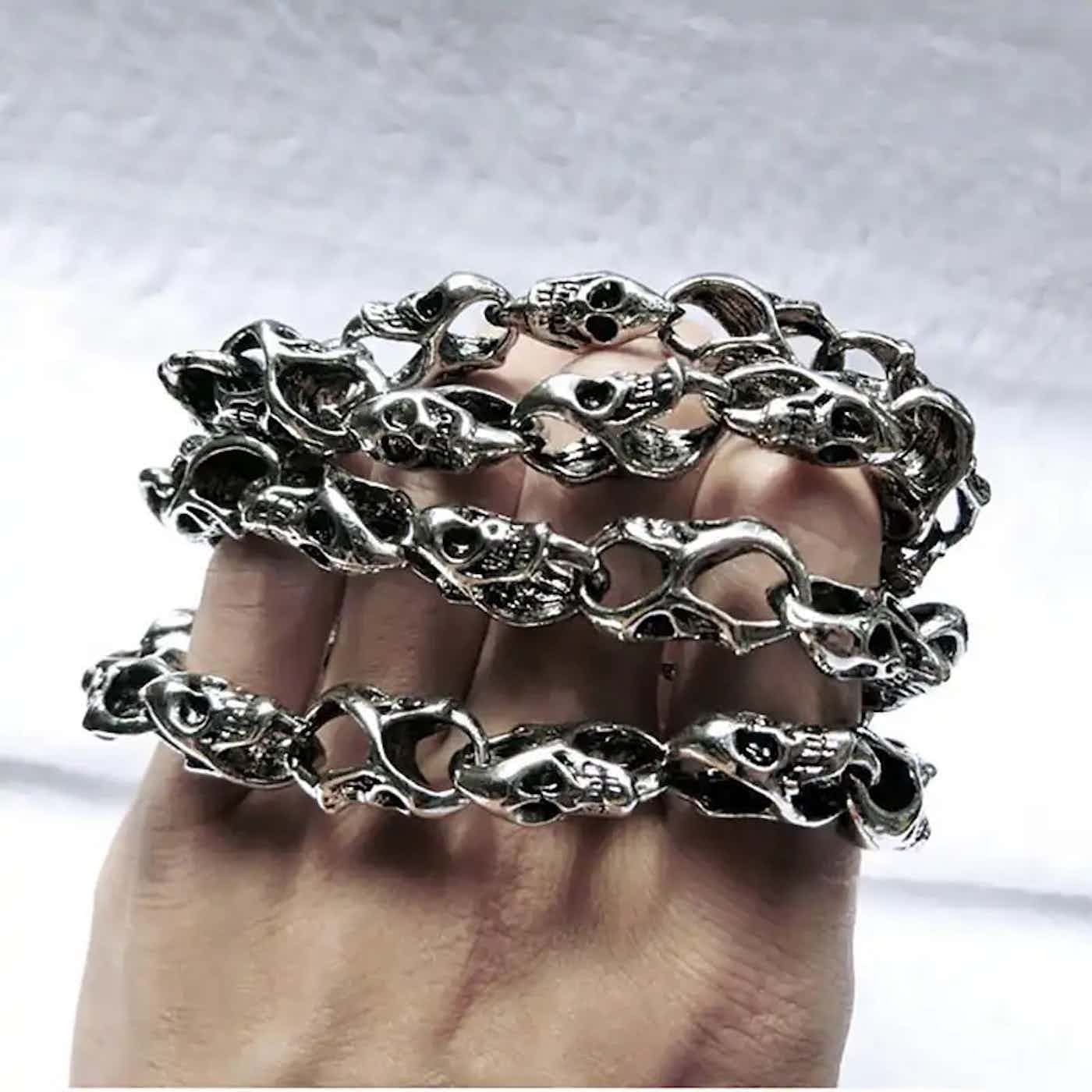 Jewelry Skulls Chain Metal Pants Chain Size ONE SIZE - 2 Thumbnail