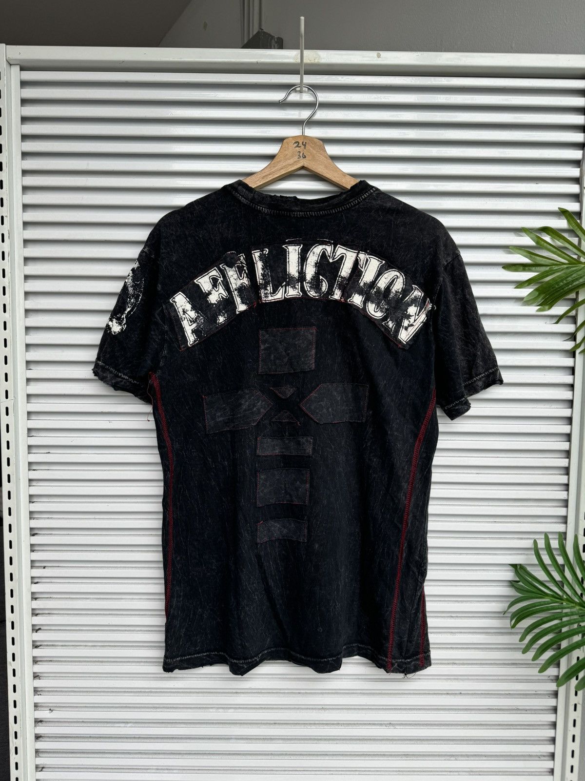 Affliction × Japanese Brand × Vintage Punk Affliction Skulls Riot Tees / Bjork Greenday Size US S / EU 44-46 / 1 - 5 Thumbnail