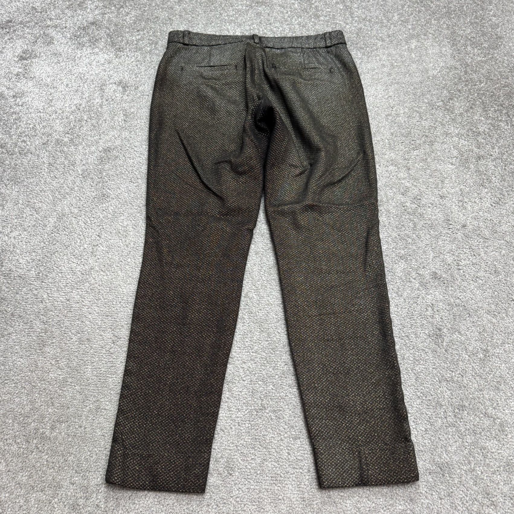 Banana Republic **Sloan Banana Republic Women Gold Metallic Slim Fit Ankle Pants** User: **Women Gold Metallic Sloan Banana Republic Slim Fit Ankle Pants** Size 26" / US 2 / IT 38 - 2 Thumbnail