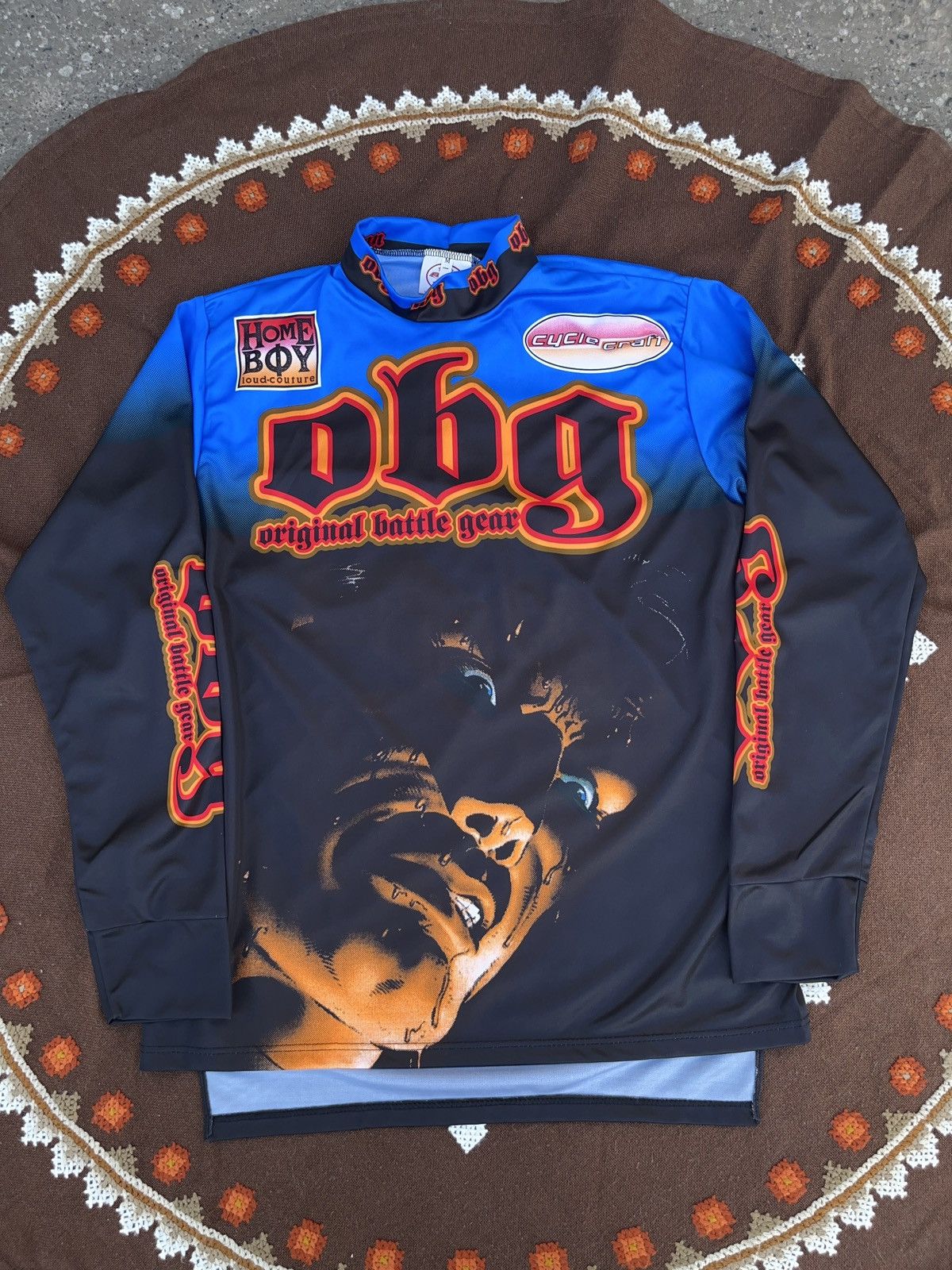 Thunderdome Vintage 90s Original Battle Gear Eat My Dirt Rave Jersey Size US M / EU 48-50 / 2 - 1 Thumbnail