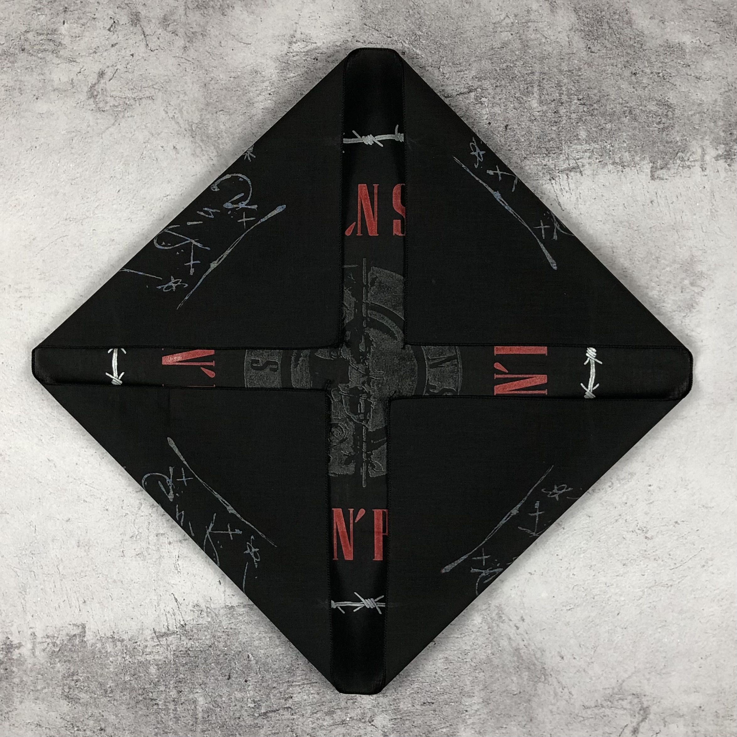 Guns N' Roses 1992 Guns N' Roses Bandana Flag Size ONE SIZE - 6 Thumbnail