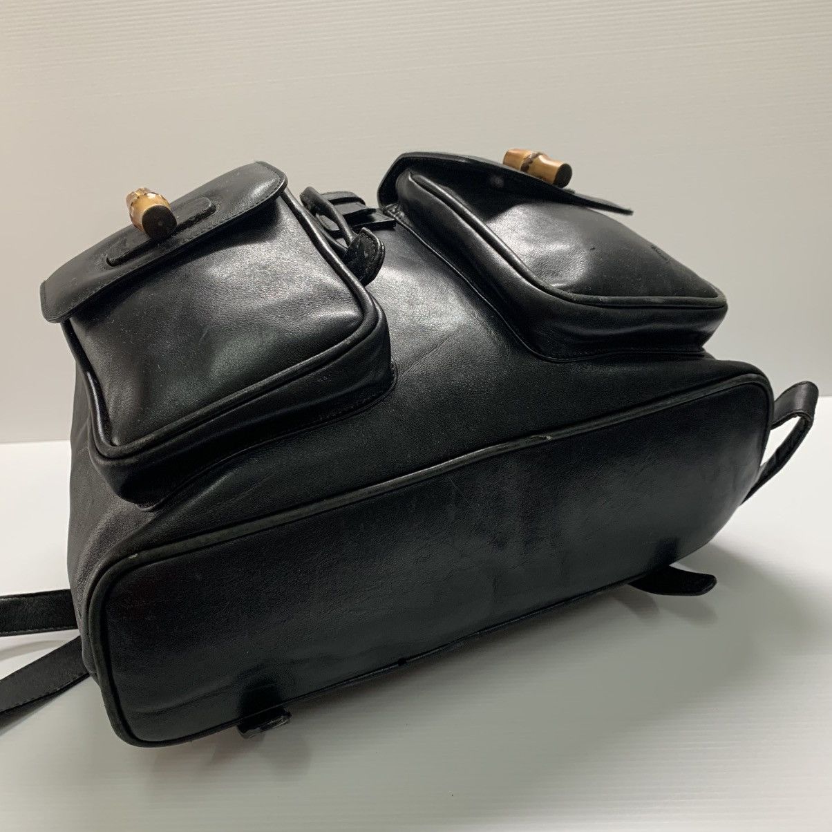 Gucci Gucci Bamboo Leather Backpack Size ONE SIZE - 11 Thumbnail