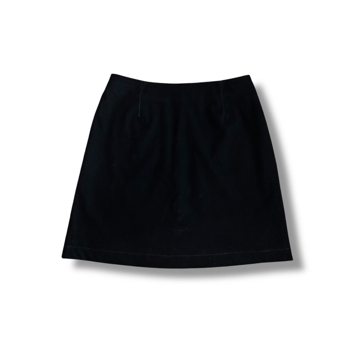 Armani 90s Vintage Armani Jeans velvet skirt Size 27" / US 4 / IT 40 - 1 Thumbnail