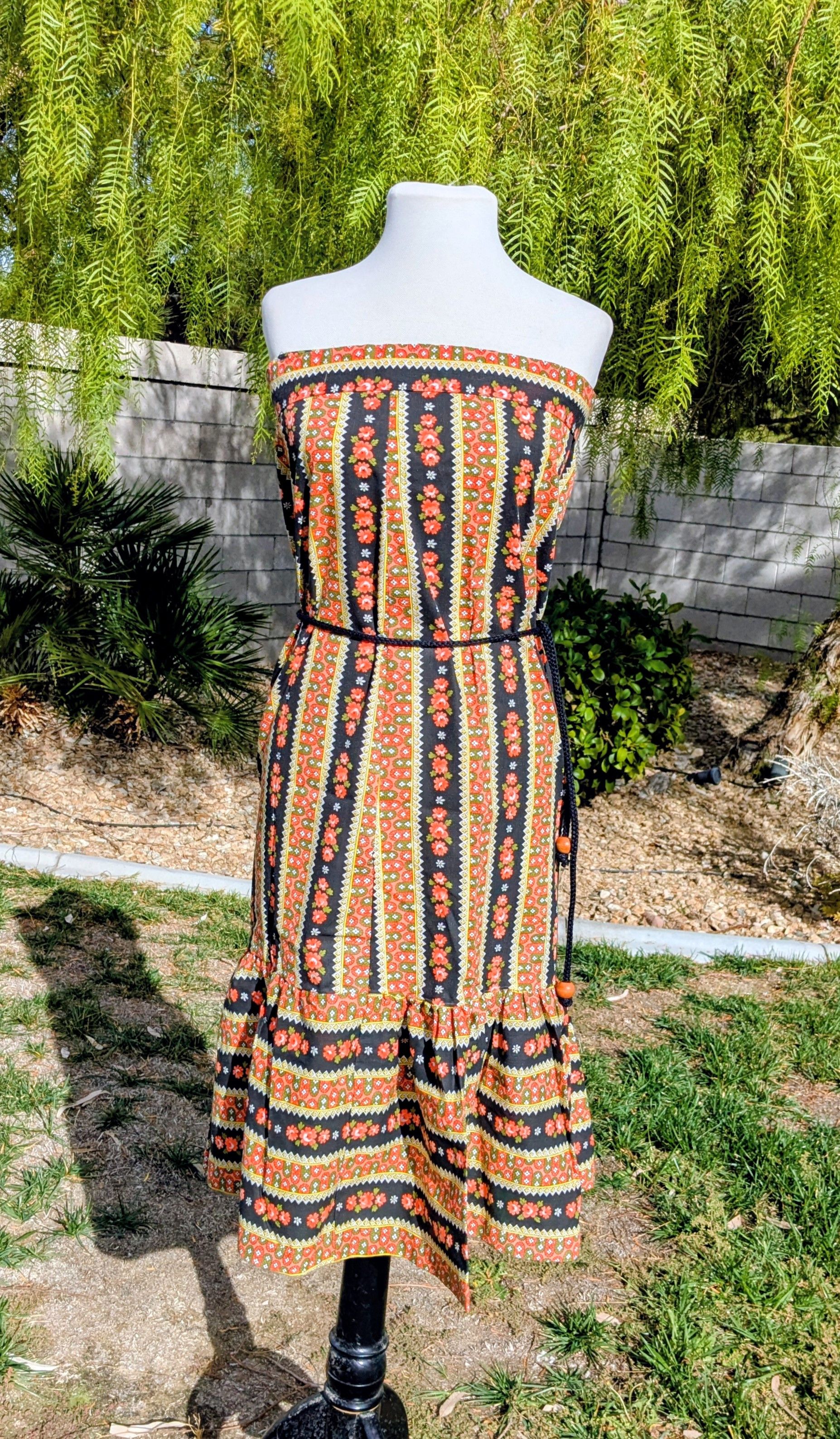 Vintage Retro Petite Small 1960's Print Pull-On Sz4 Dress/Skirt NOS Size S / US 4 / IT 40 - 1 Thumbnail
