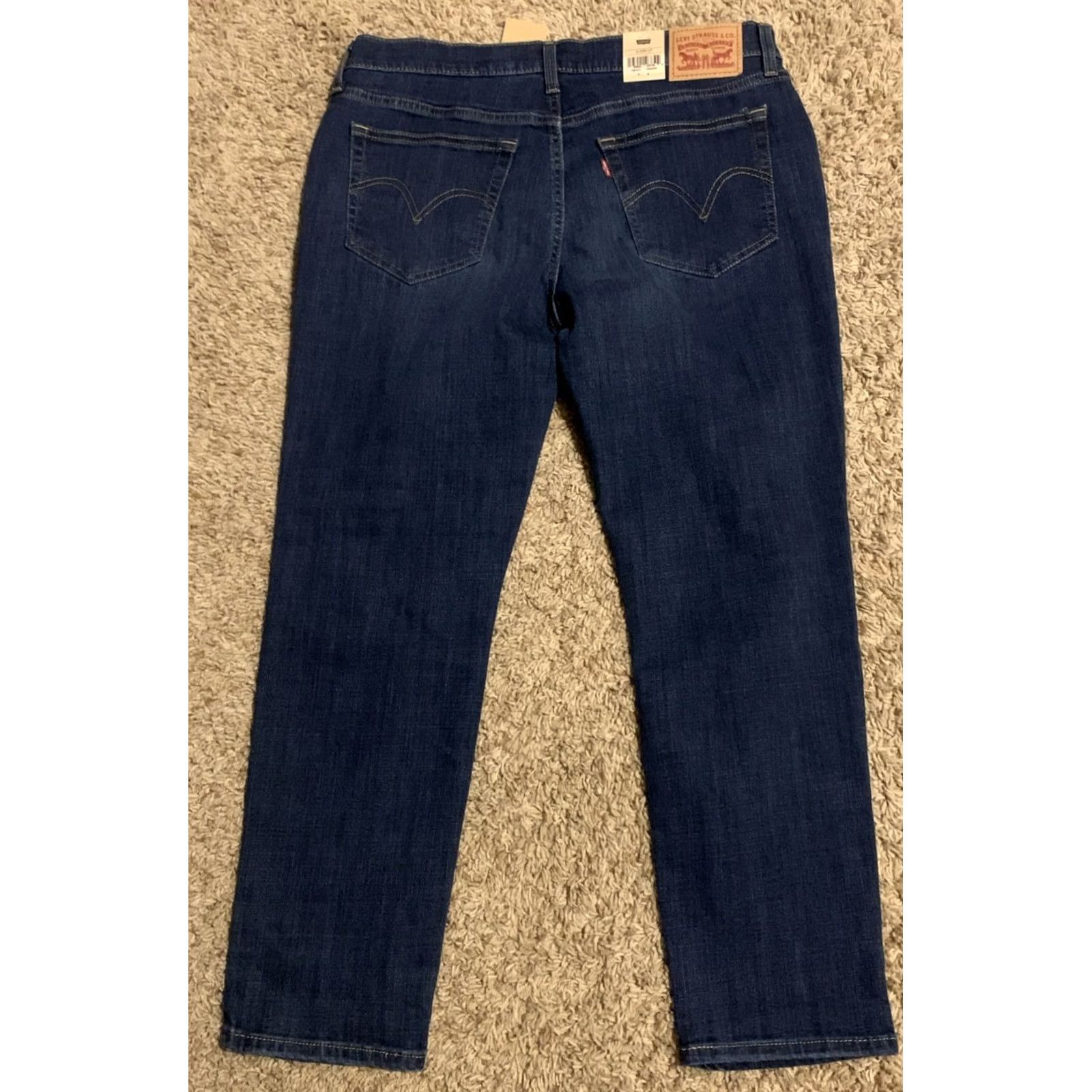 Levi's Levi's Jeans Boyfriend Regular 5-Pocket Denim Blue Mid Rise Womens Sz 10 30x27 NWT Distressed Size 32" / US 10 / IT 46 - 2 Thumbnail