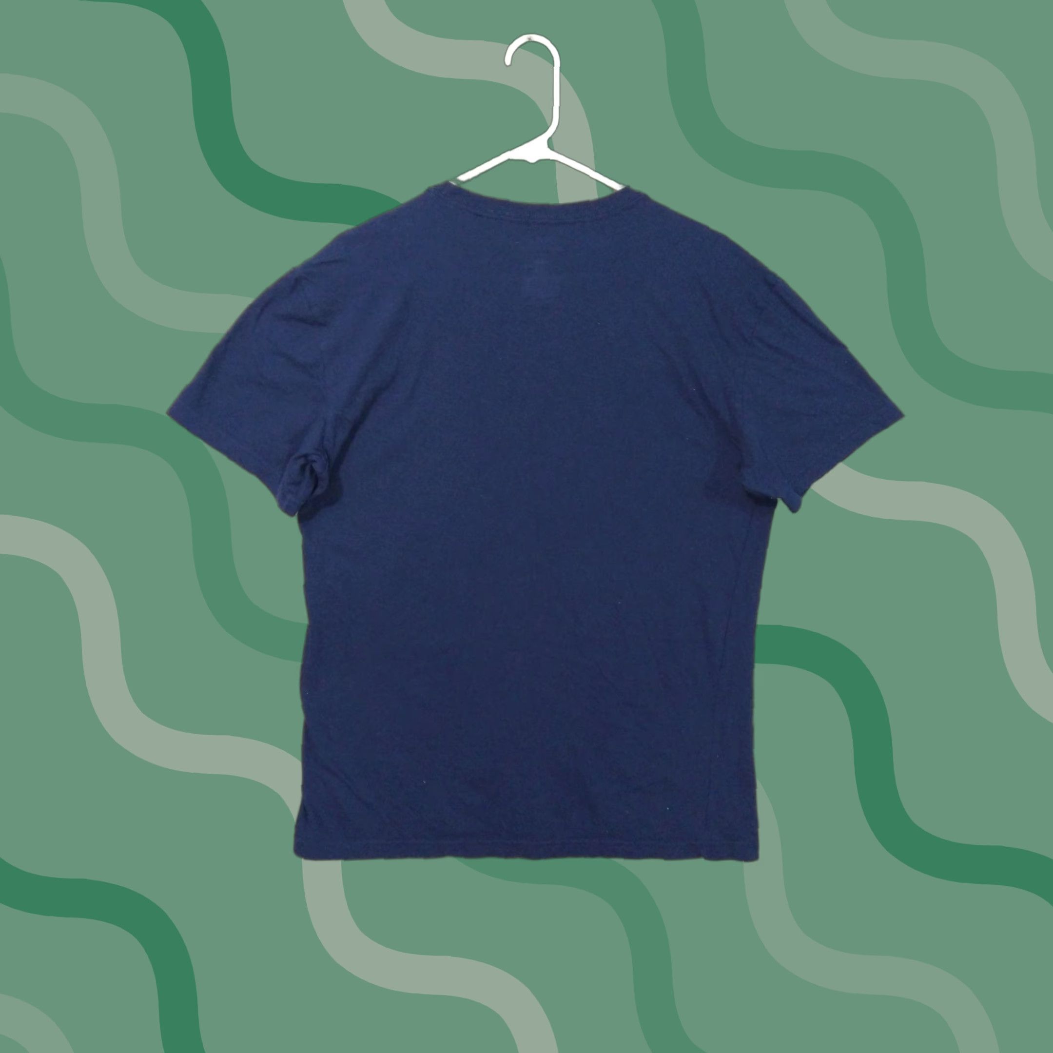 Polo Ralph Lauren Polo Ralph Lauren Shirt Mens Large Blue Slim Fit Crew Neck Short Sleeve Cotton Size US L / EU 52-54 / 3 - 1 Thumbnail